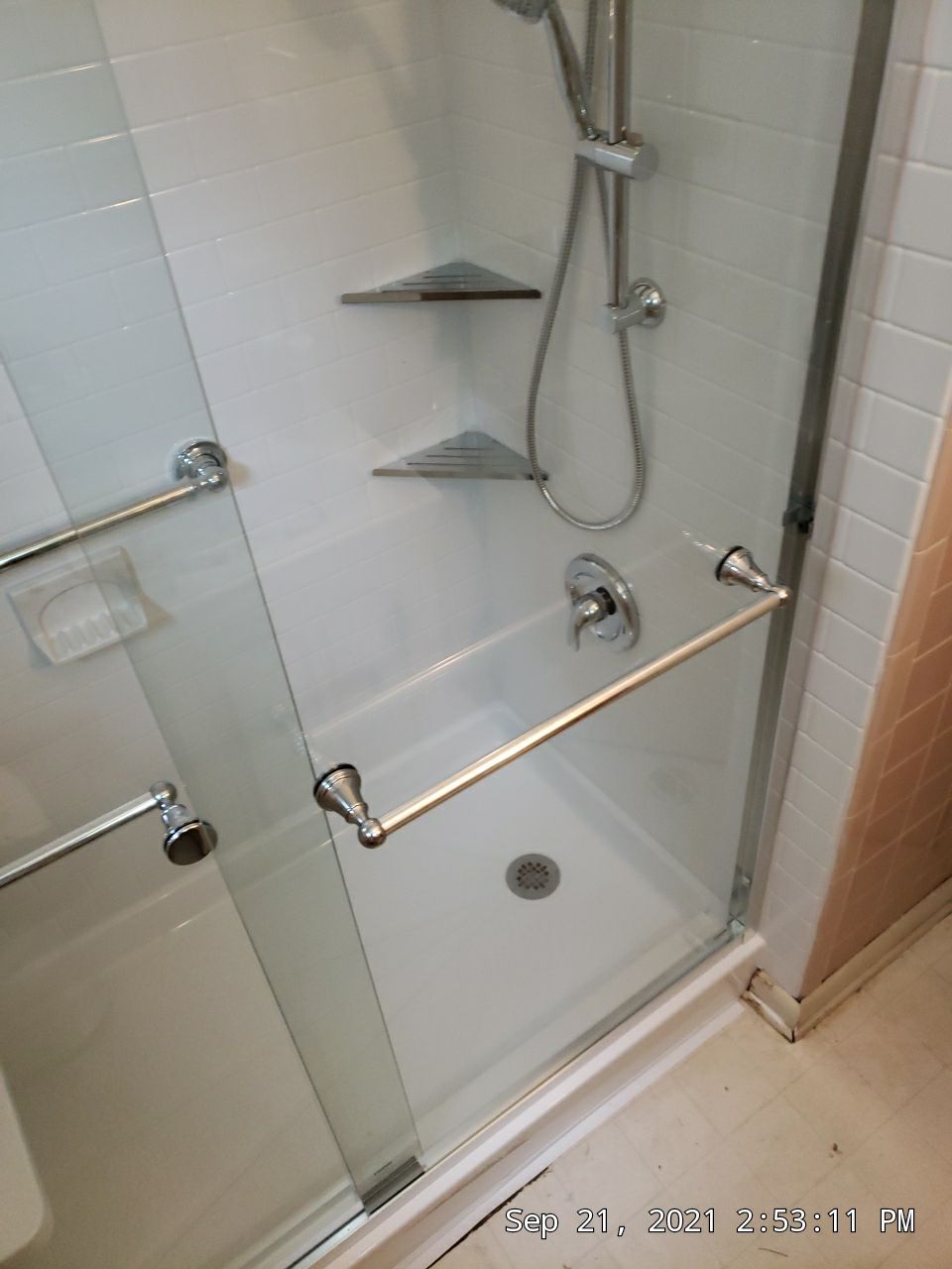 Tub to Shower Conversion using BCI Acrylic Shower System by Secure Construction Company Inc