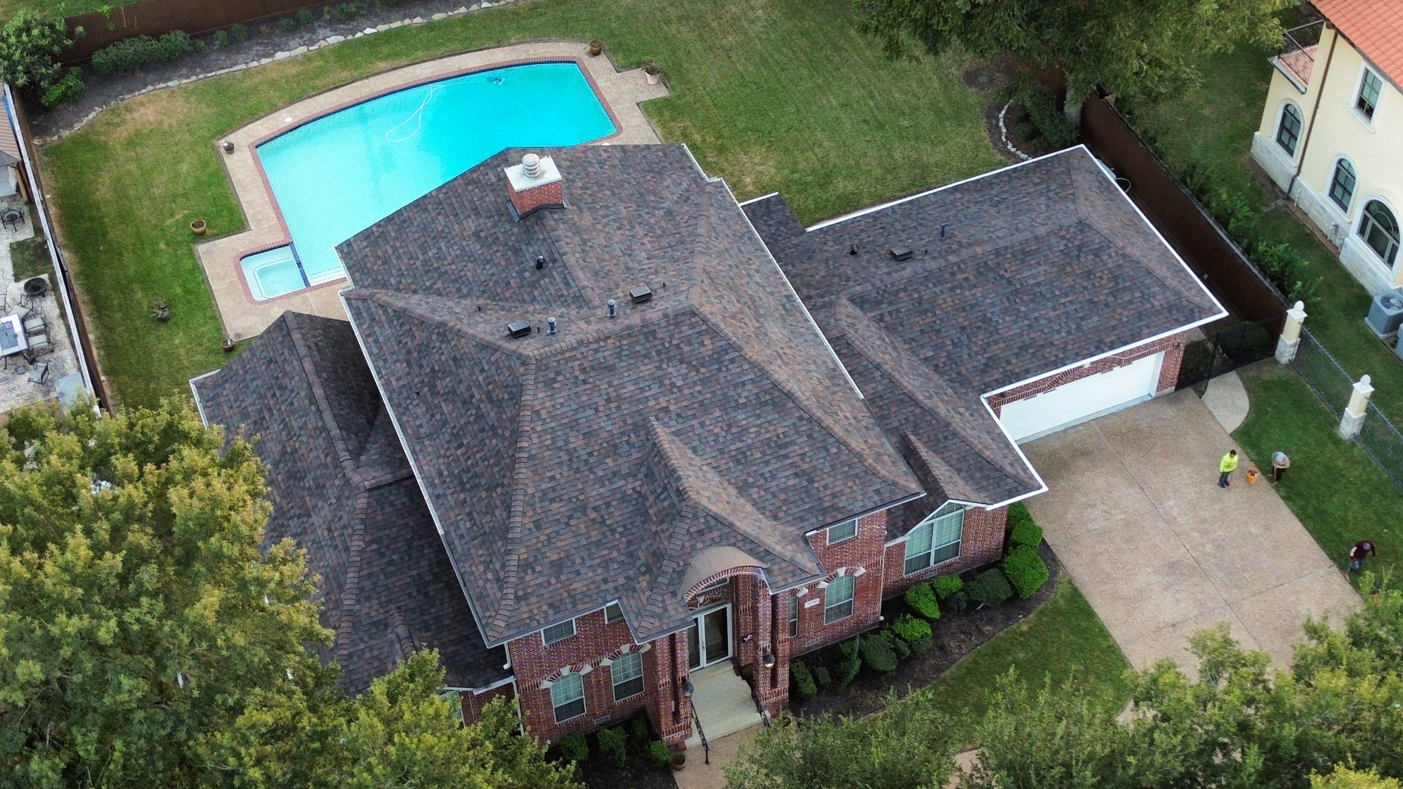 Stately Houston Roof Replacement With Owens Corning Duration Shingles by Houston Roofing & Construction