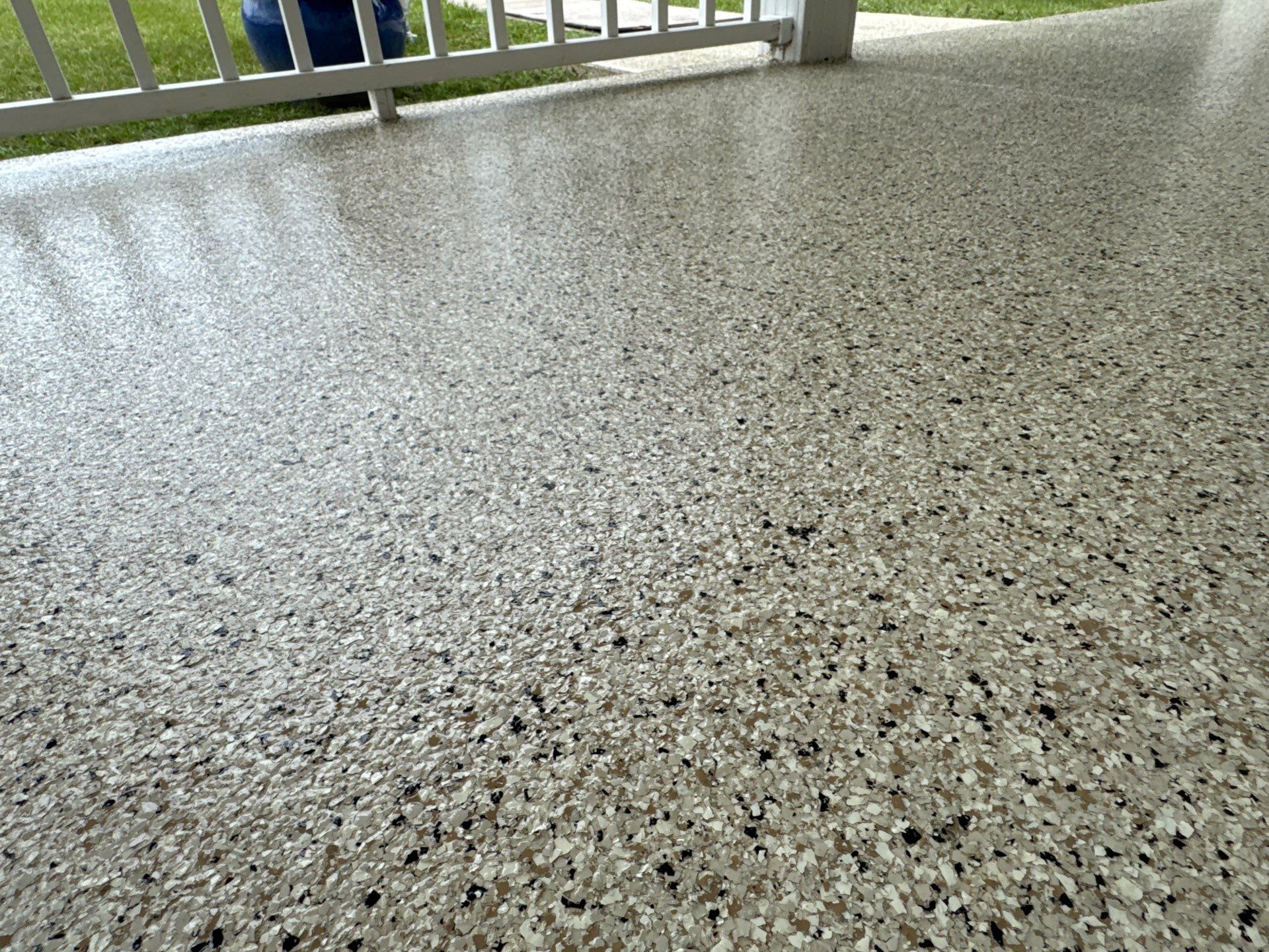 Porches Project in Chiefland, FL in Driftwood by Cross Creek Concrete Coatings