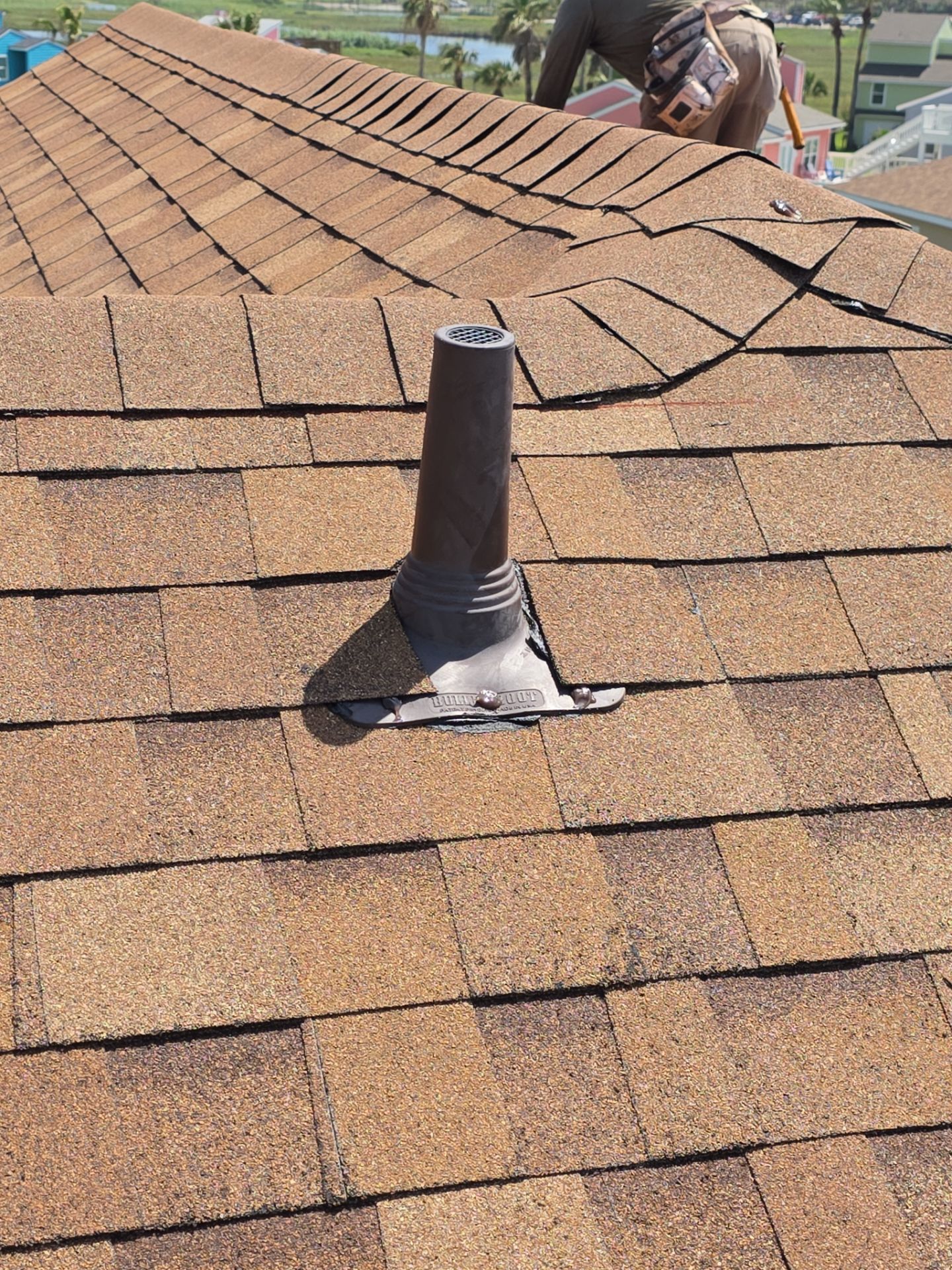 We Aint Scared of heights  by Bayfront Roofing and Construction