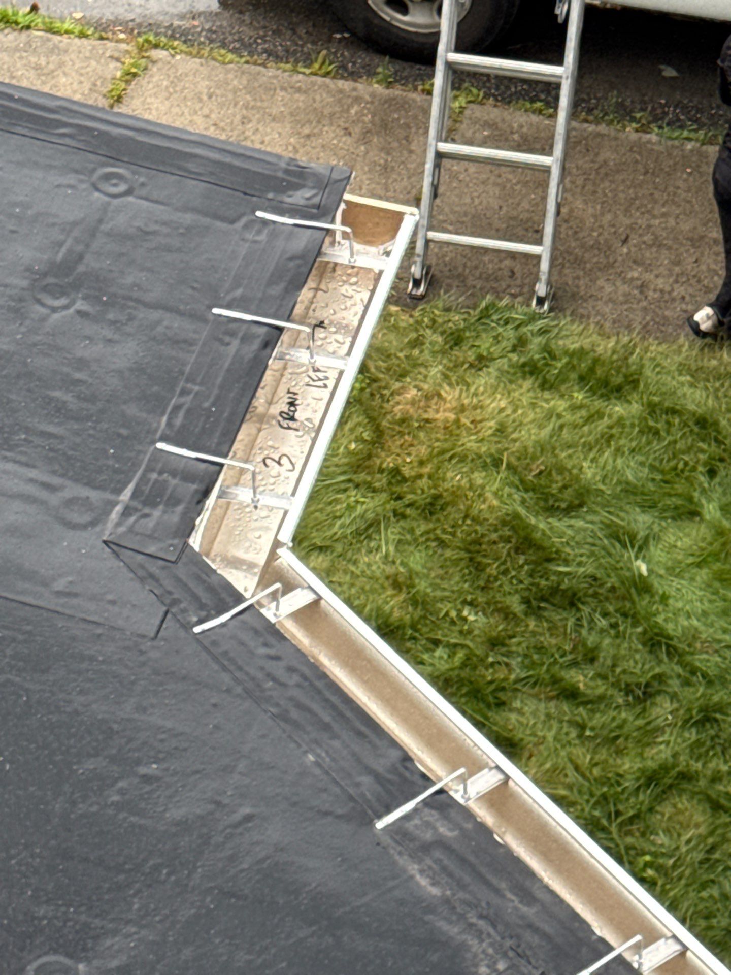 Full Roof Replacement + Custom Gutter Install | Onyx Black Finish by Mighty Dog Roofing of Greater Middlesex County