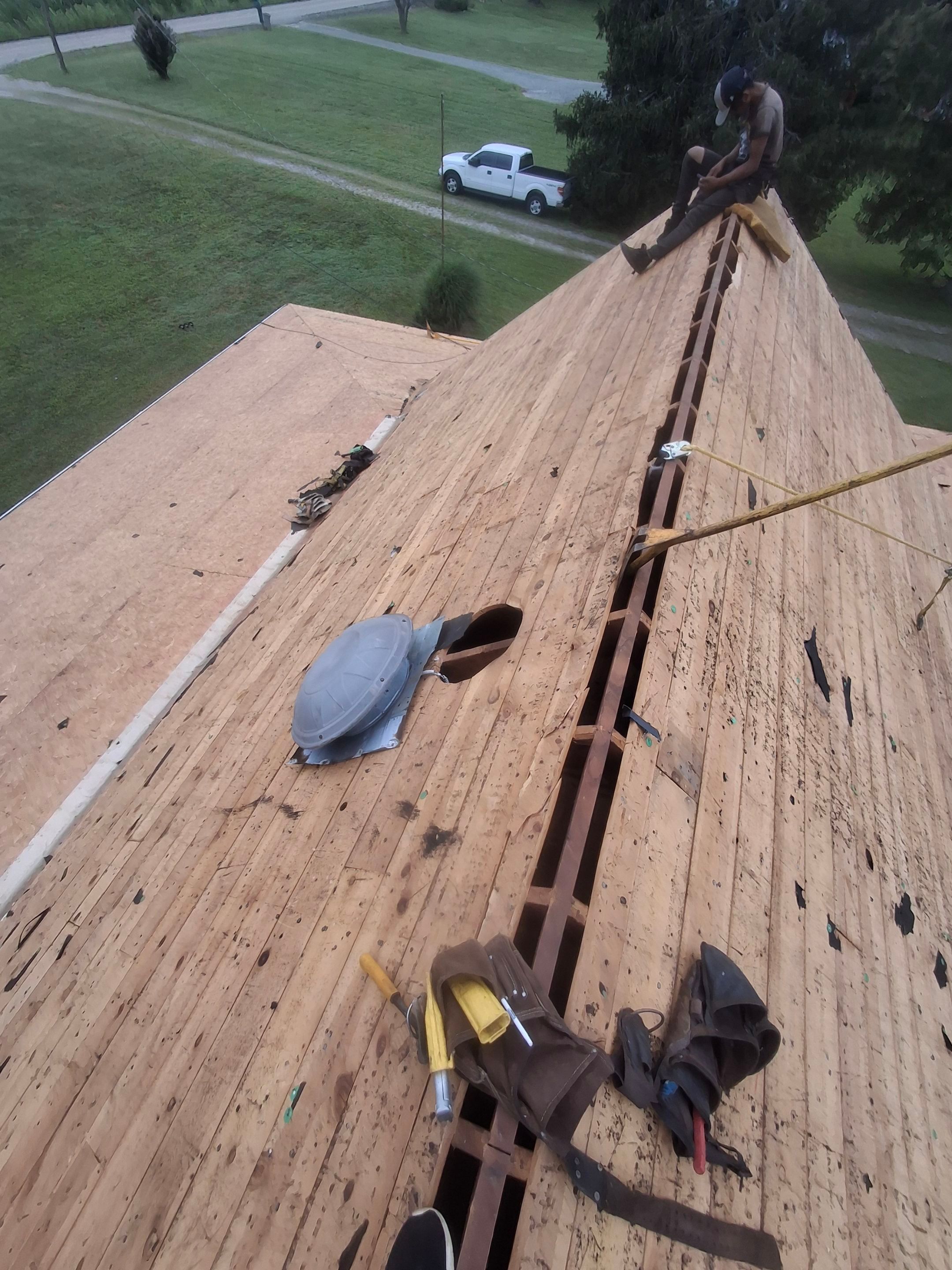 Residential Roofing Installation using GAF Timberline HDZ Fox Hollow Grey by Rainstoppers Roofing