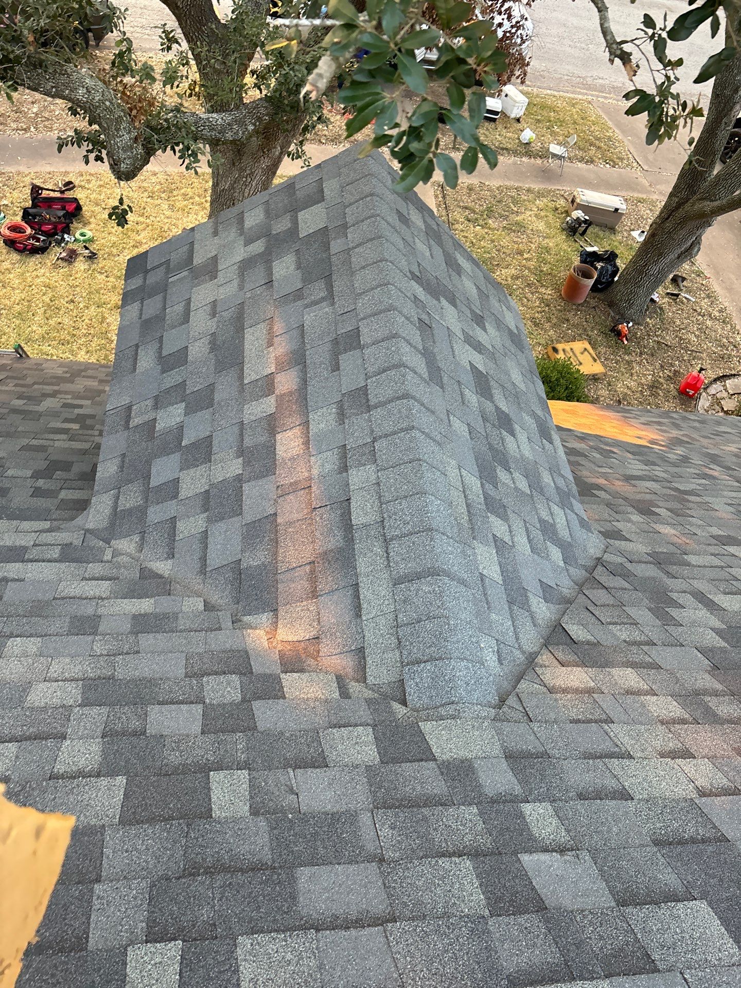 Residential Roofing Installation using Owen's Corning Duration (Lifetime) Shingles by Roof Repair Company