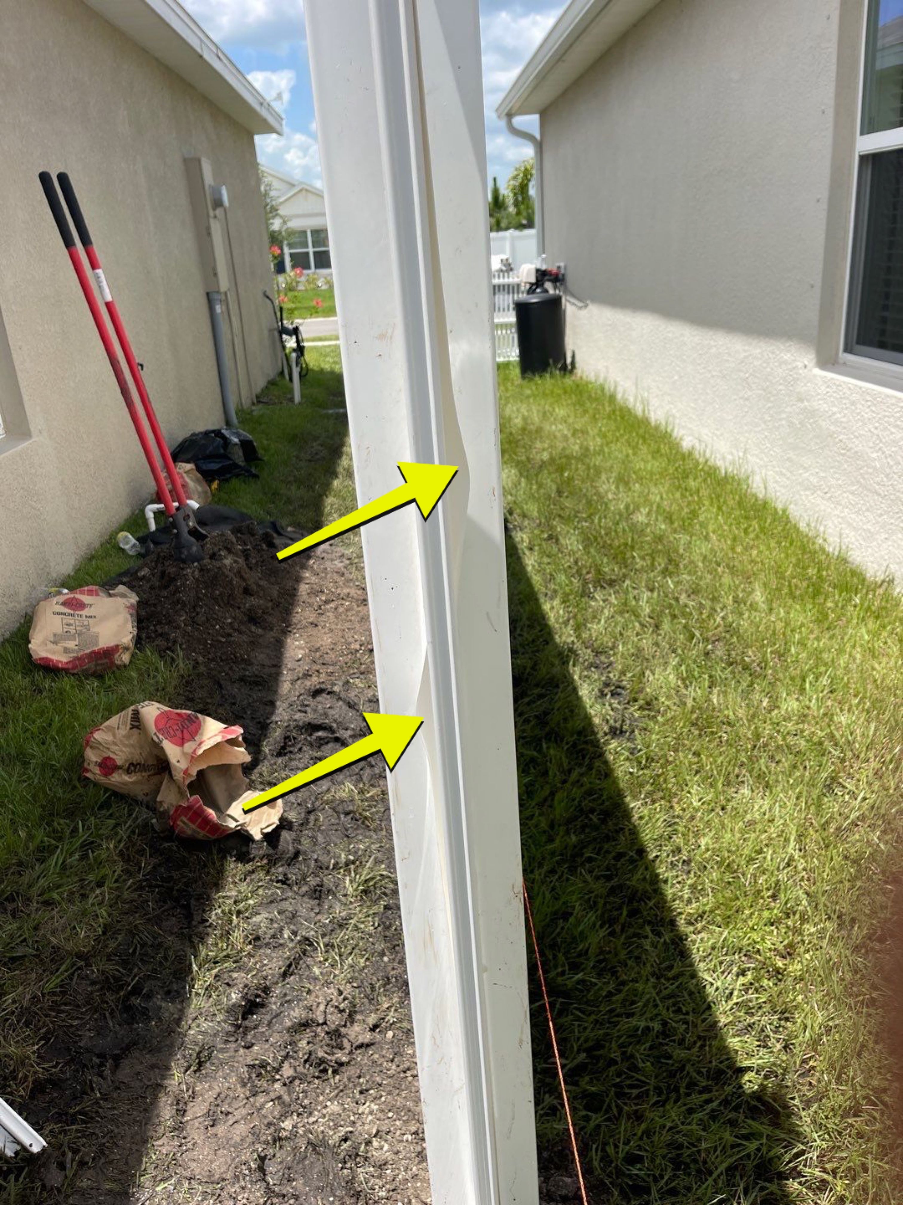 Vinyl Fence Installation using 6ft White Vinyl Picket Fence by Asap fence and gates, LLC