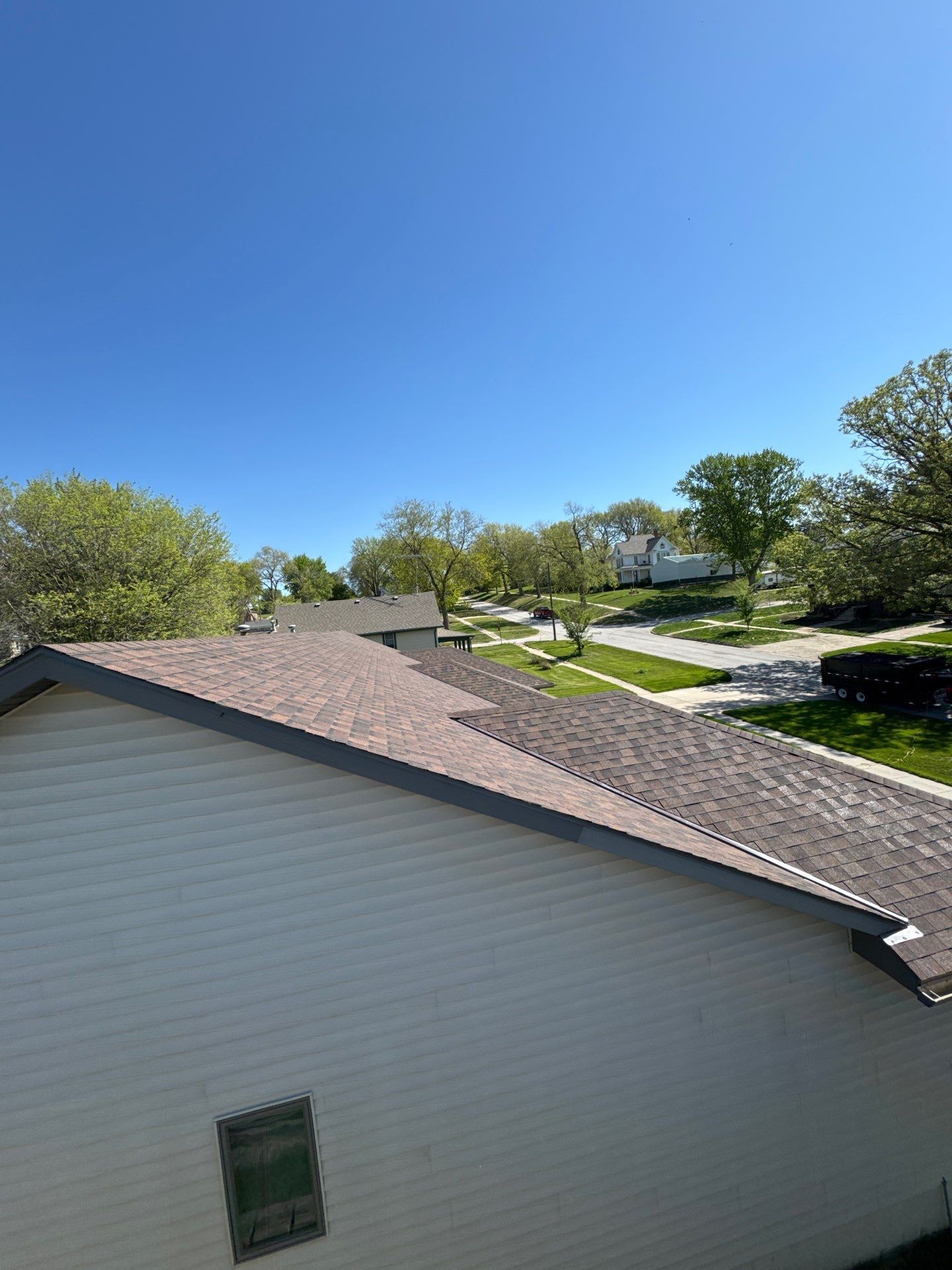Brown Architectural Shingle Roof Replacement in Wisner, NE by Crows Roofing LLC