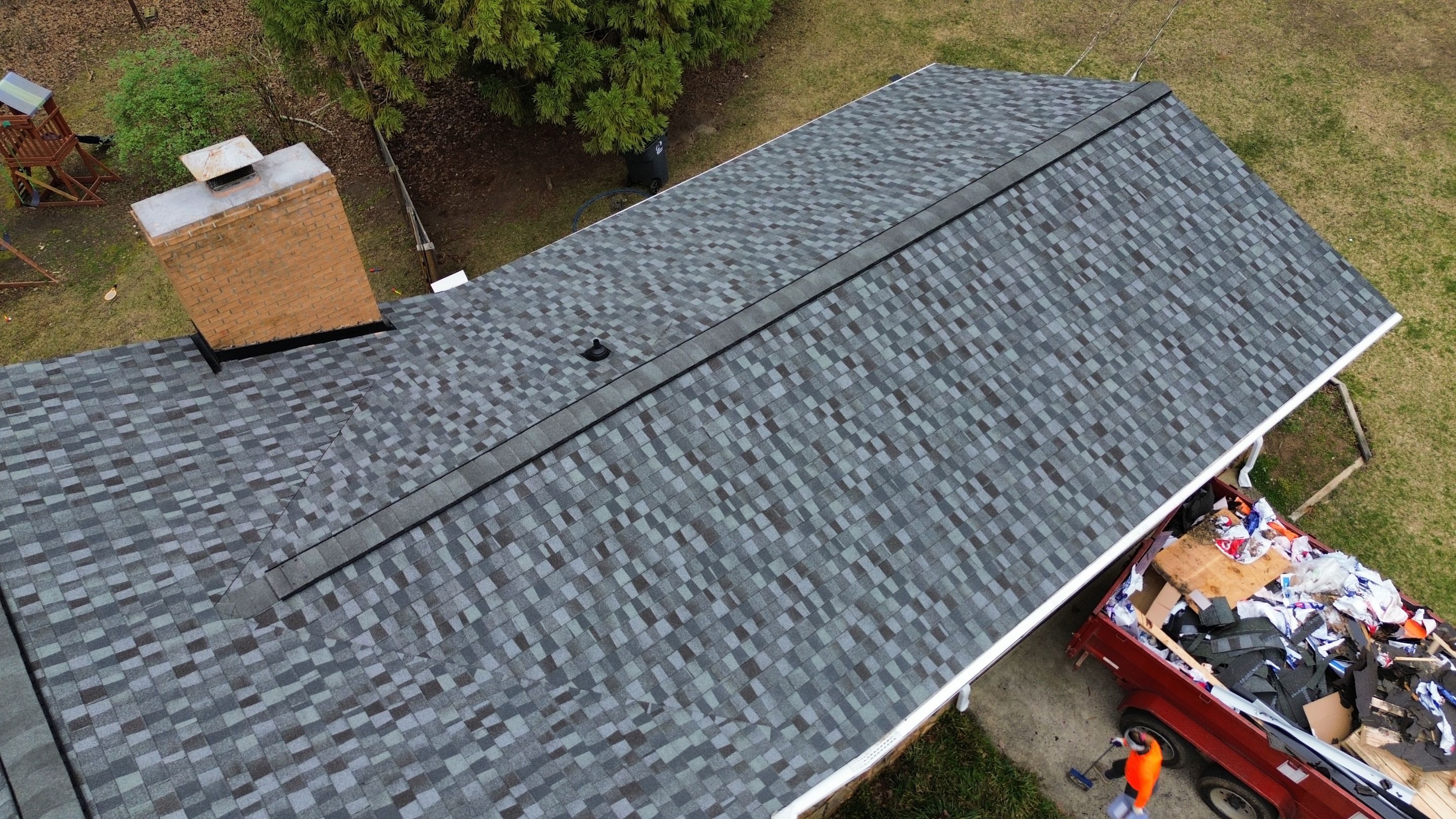 Cumming, GA Roof Replacement, GAF Timberline HDZ Nantucket Morning by Reset Roofing