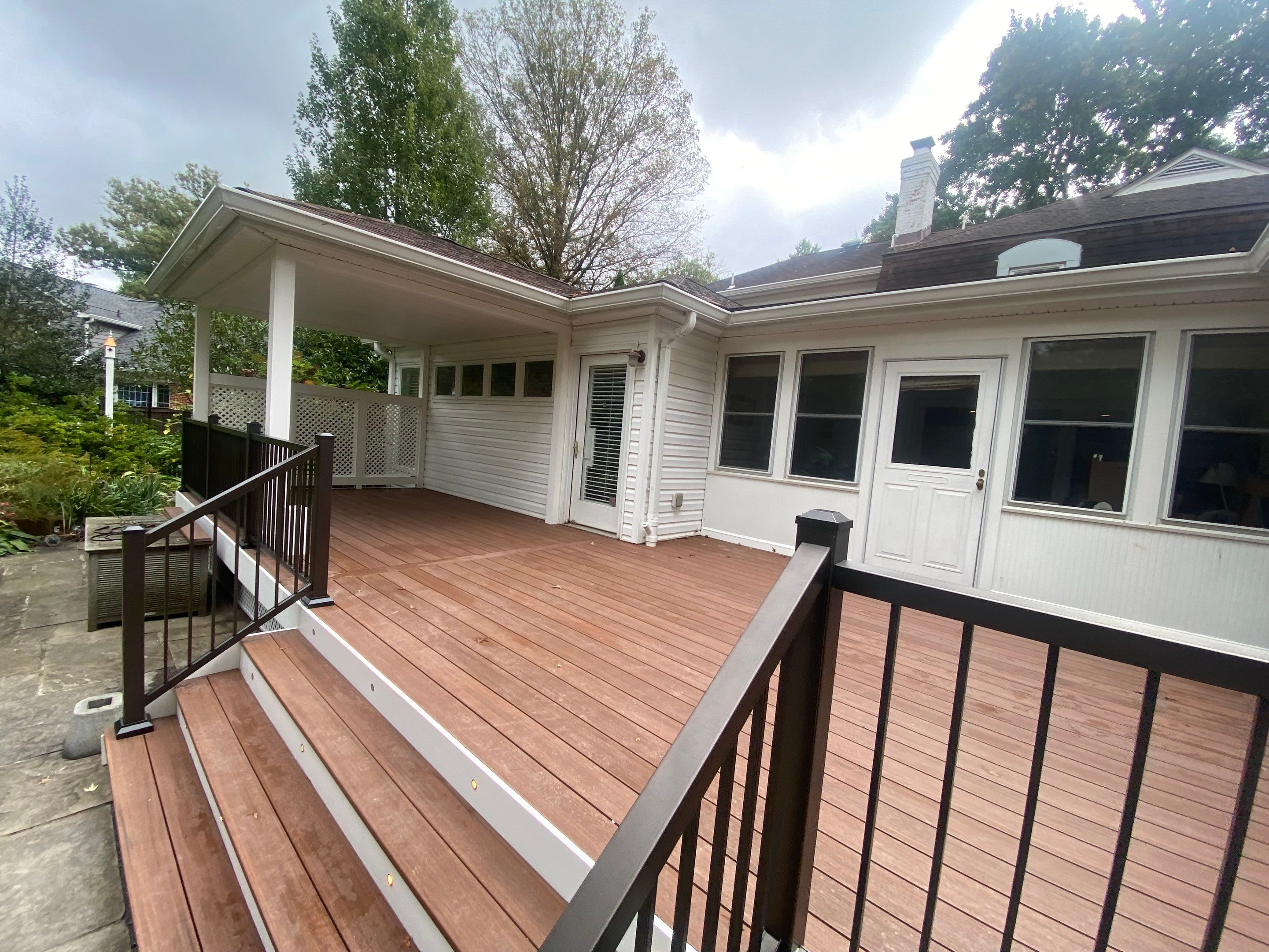 Deck Transformation using Timbertech & Azek by The Smet Companies, LLC