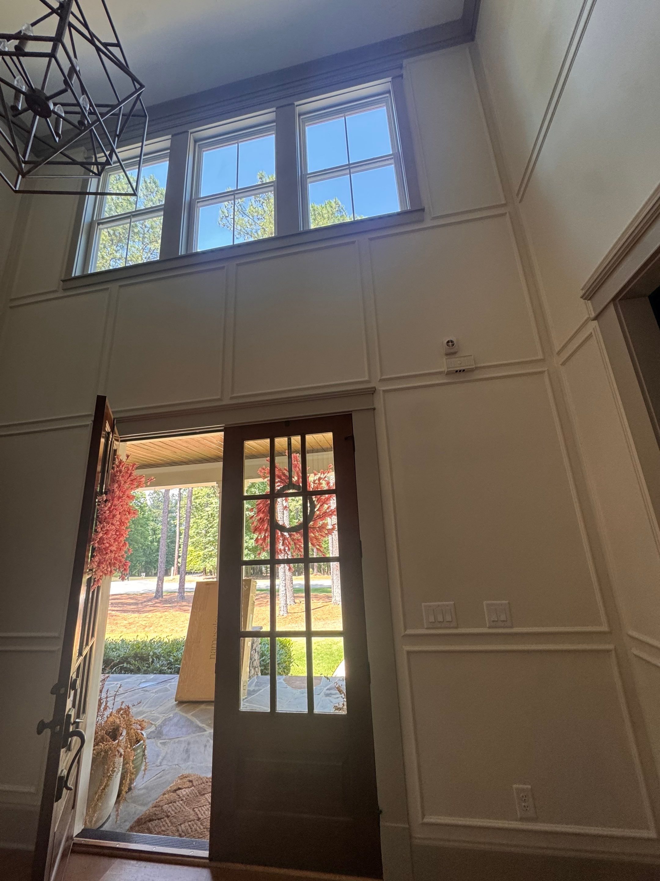 Interior Painting and Custom Millwork for a Greensboro Entryway by PGP Surface Solutions, LLC