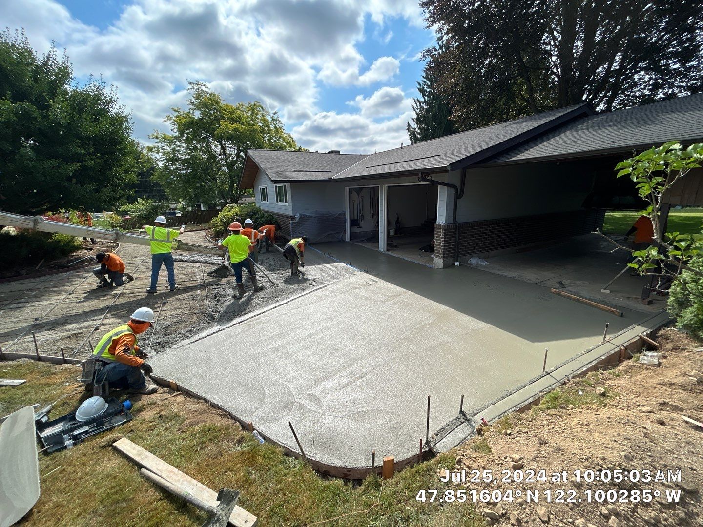 Rodd | Concrete Driveway Extentension by Jireh Asphalt & Concrete Inc 