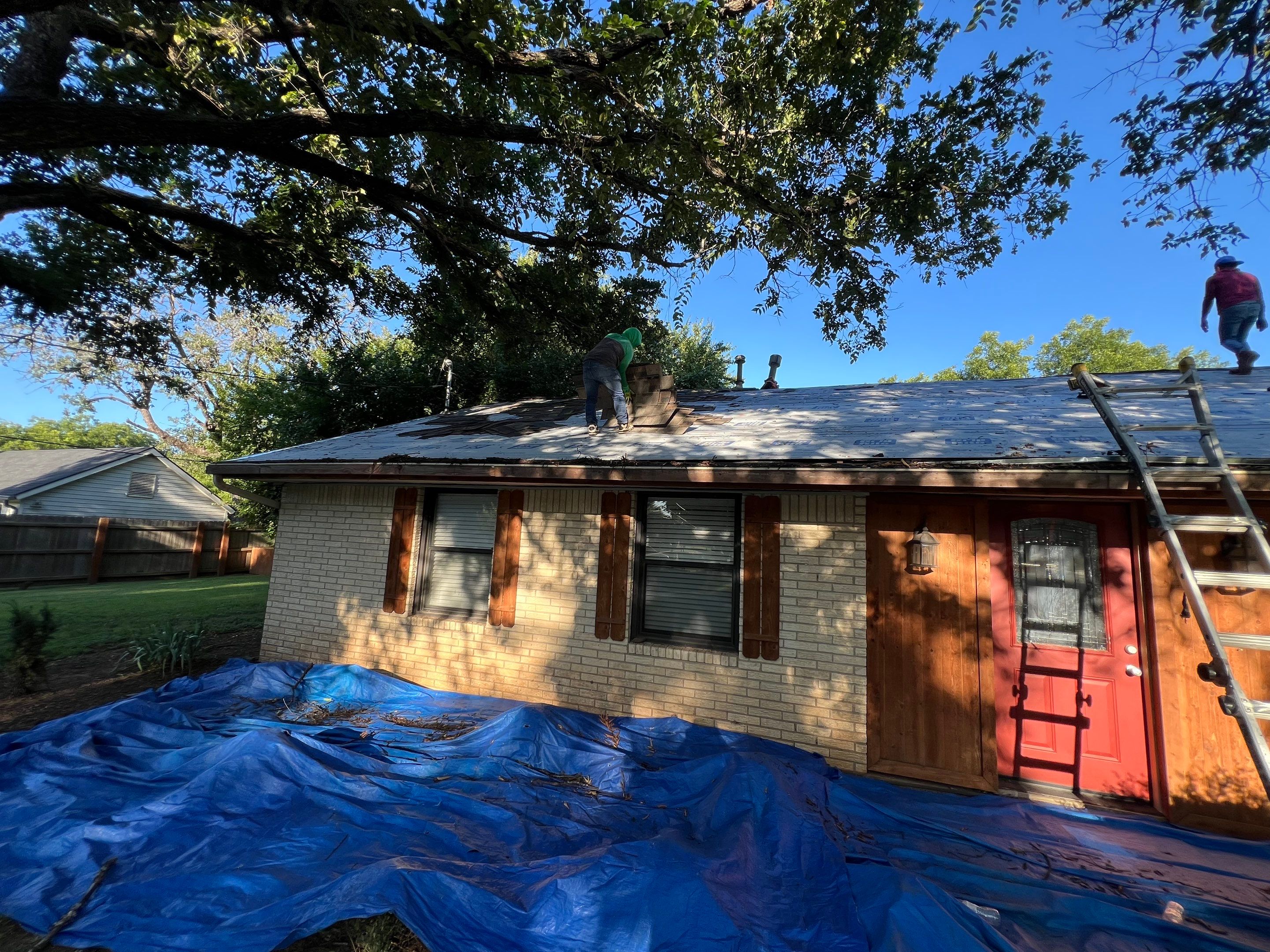 Project in Granbury by Lonestar Roofing and Restoration LLC.