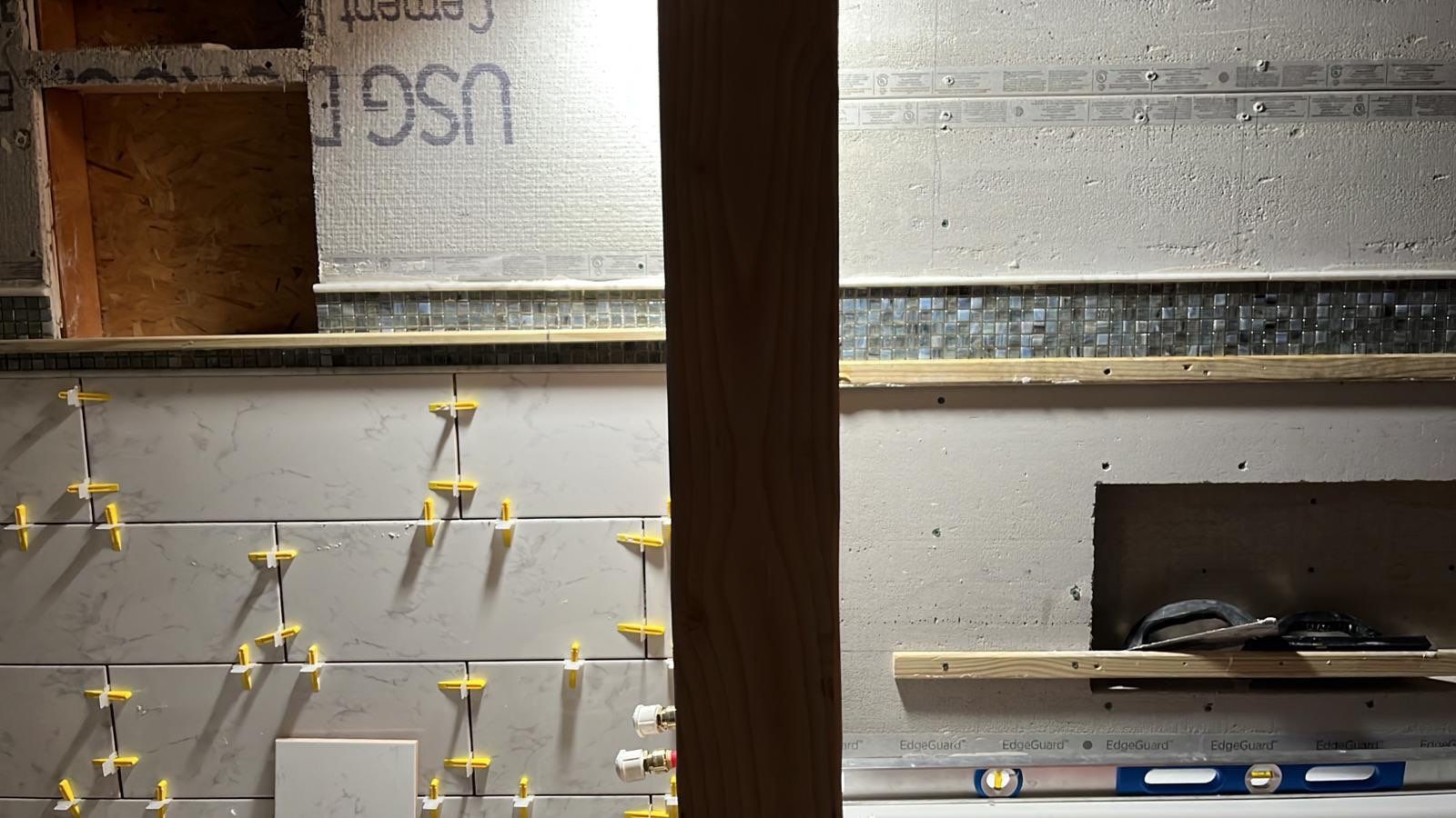 Bathroom Remodel using Tile by Home Concepts Construction