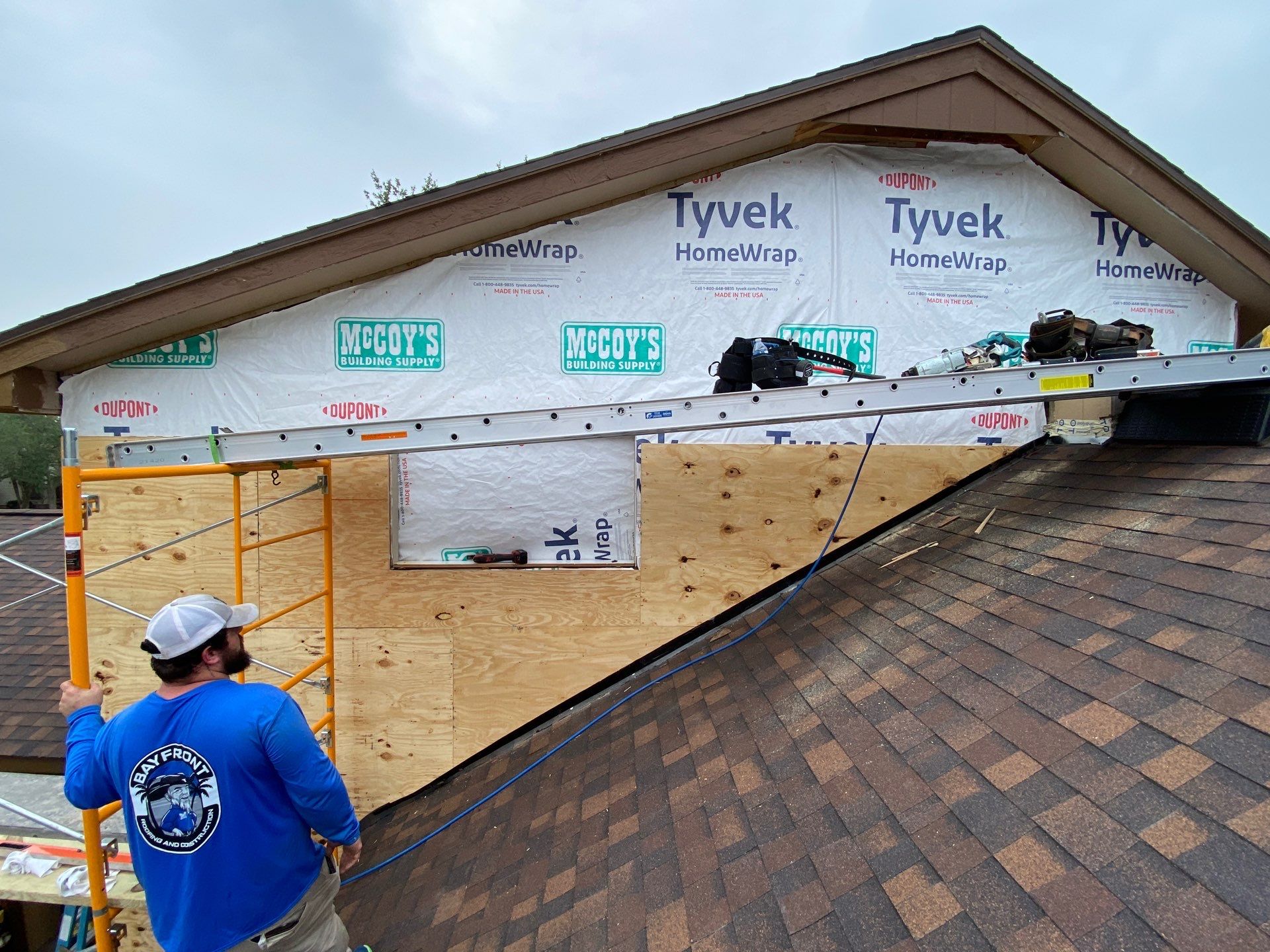 Portland Texas Exterior Remodel by Bayfront Roofing and Construction