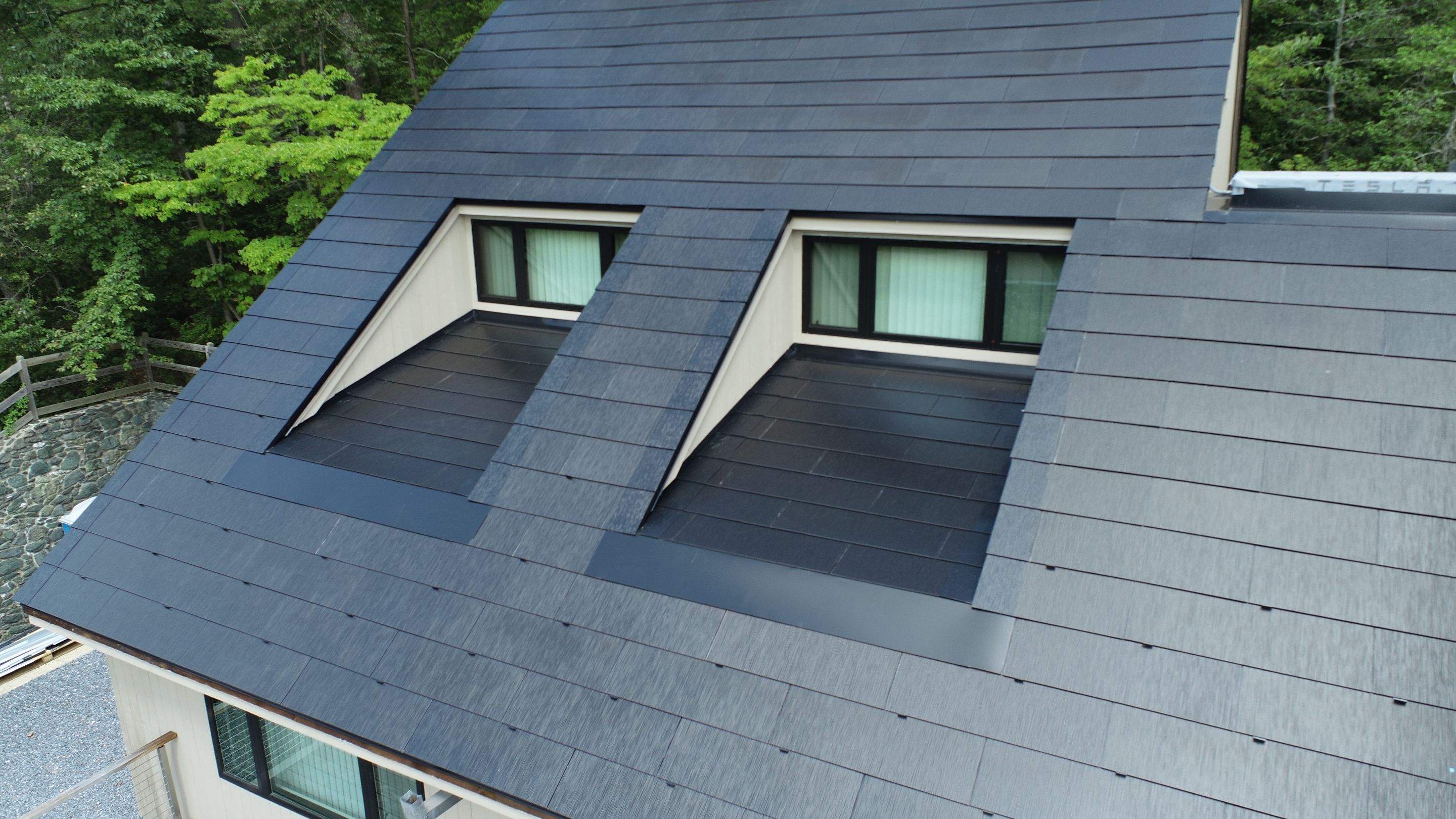 Tesla Solar Roof install Severn River by American Home Contractors