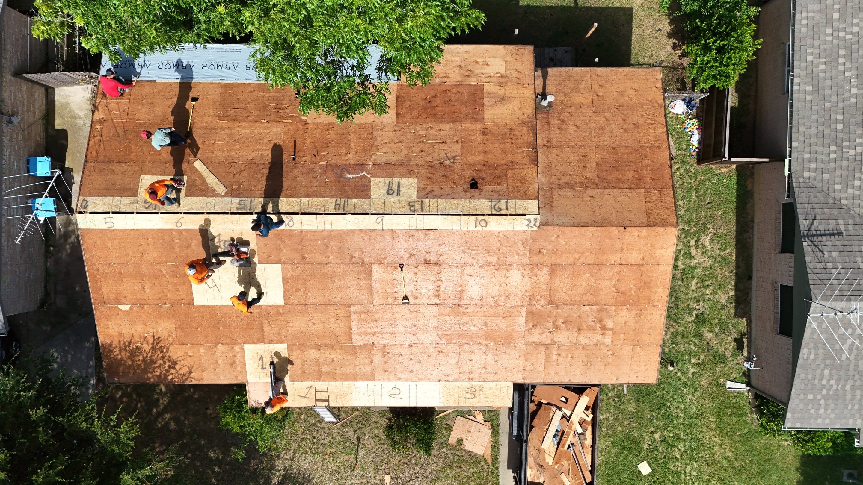 Asphalt Shingle Full Roof Replacement and Re-Decking in Arlington by Armor Roofing | Exteriors