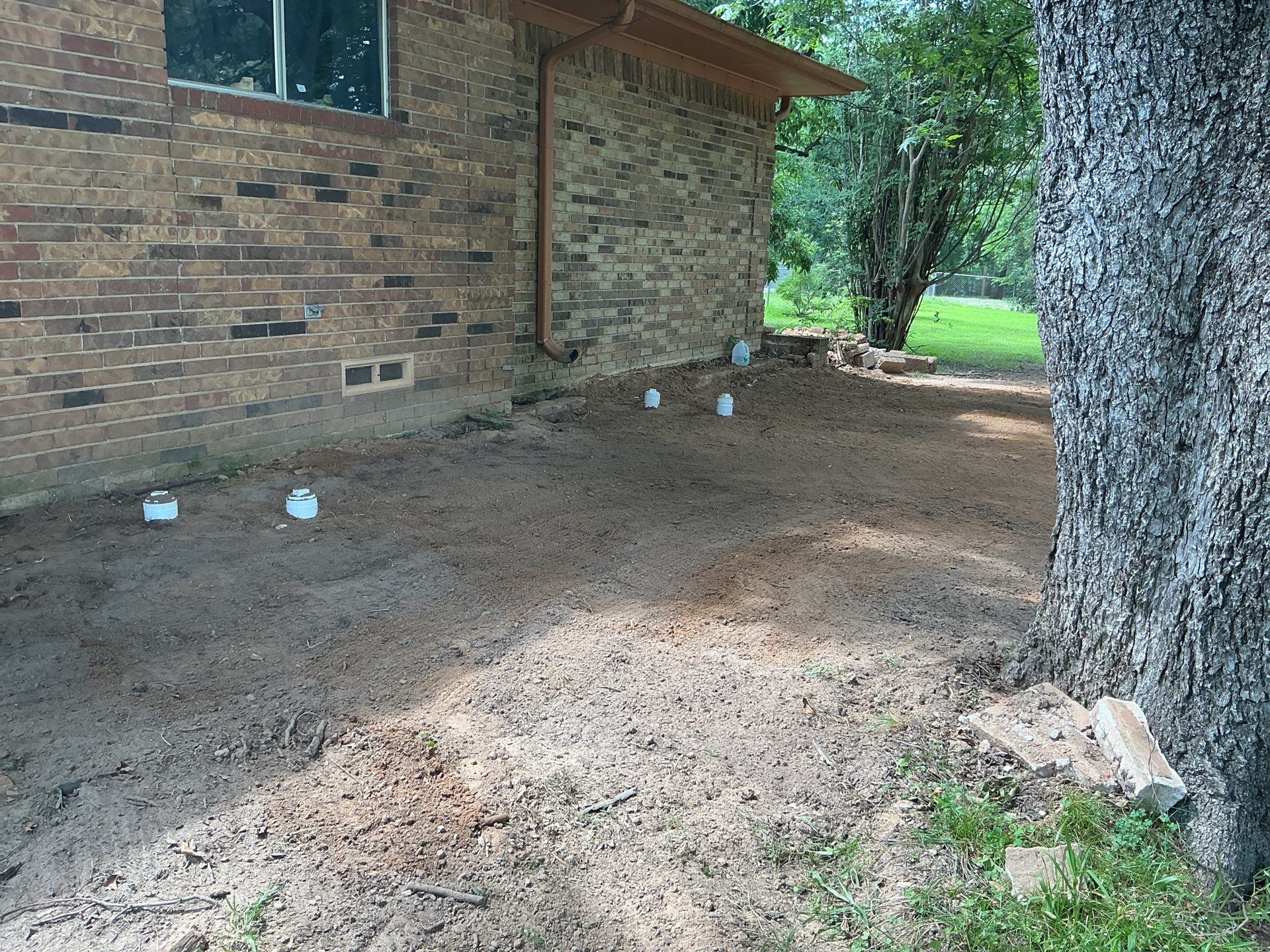 Drain Repipe Project in Mt Vernon by Rub-A-Dub Plumbing