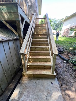 Wood Deck Build in Alpharetta, GA