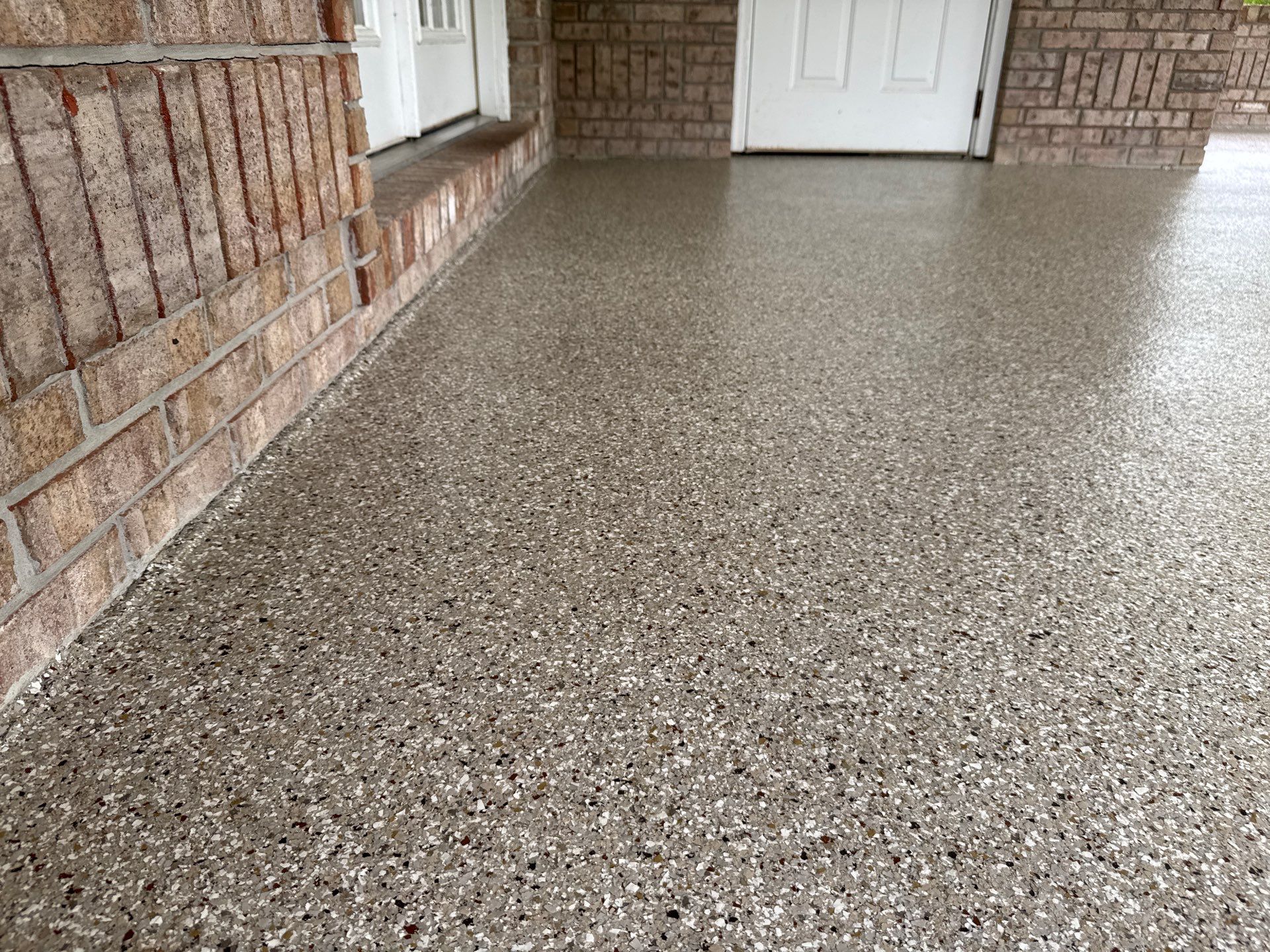 Patio Project in Lake City, FL in Pebble Beach by Cross Creek Concrete Coatings