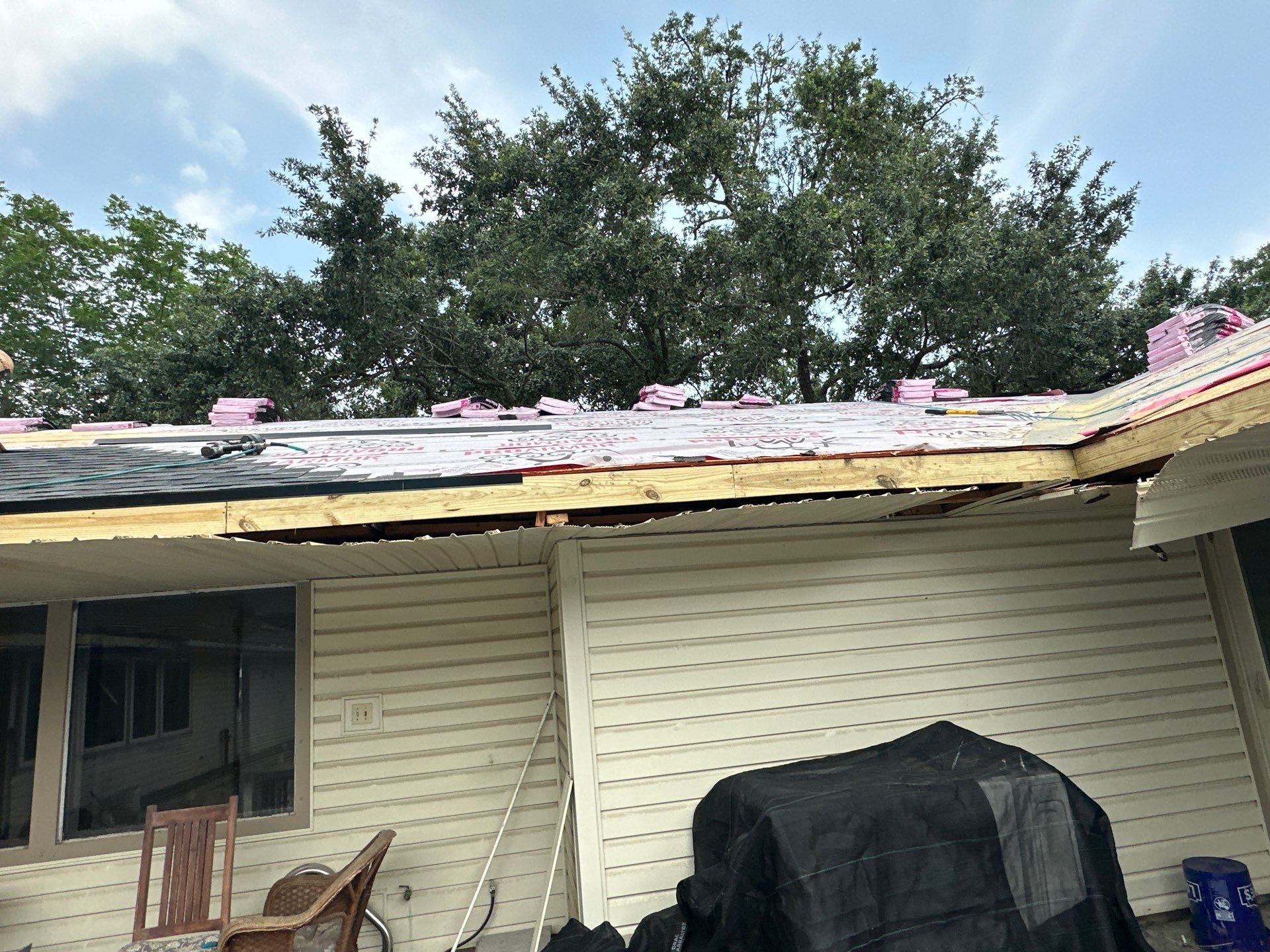 Project in Houston by Motion Roofing