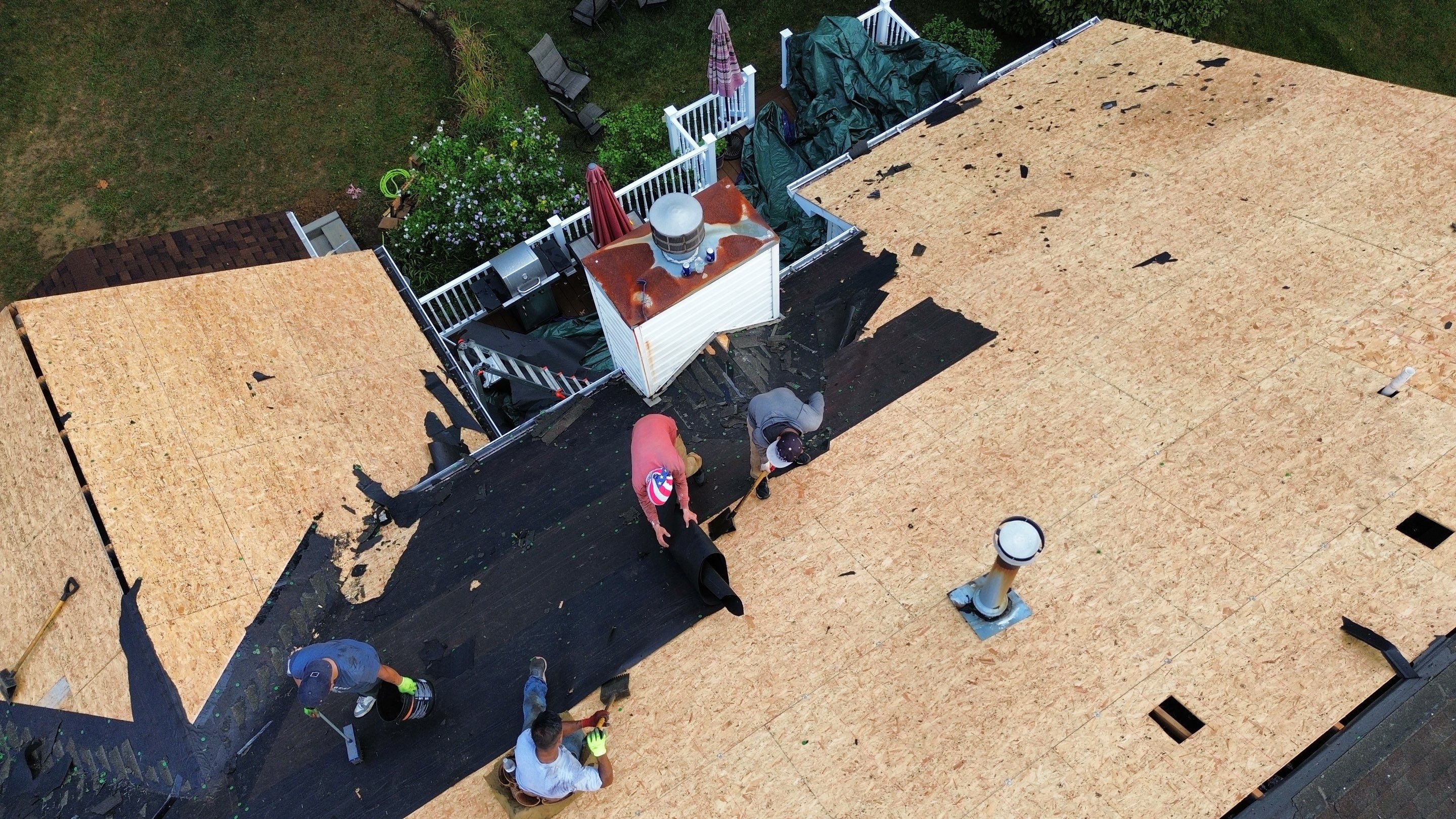 Residential Roofing Installation using Timberline HDZ Shingles - Hickory by RoofX 