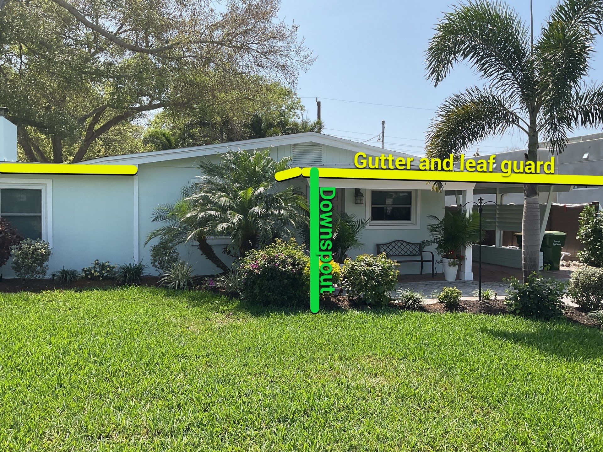 Elegant 7-Inch Seamless Gutters in Sarasota FL in Sarasota FL by Gutter Professors