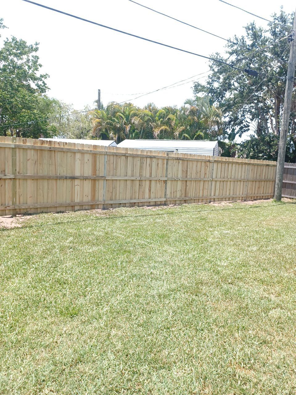 Bradenton, FL 6ft. Treated Board on Board Privacy Fence by Asap fence and gates, LLC