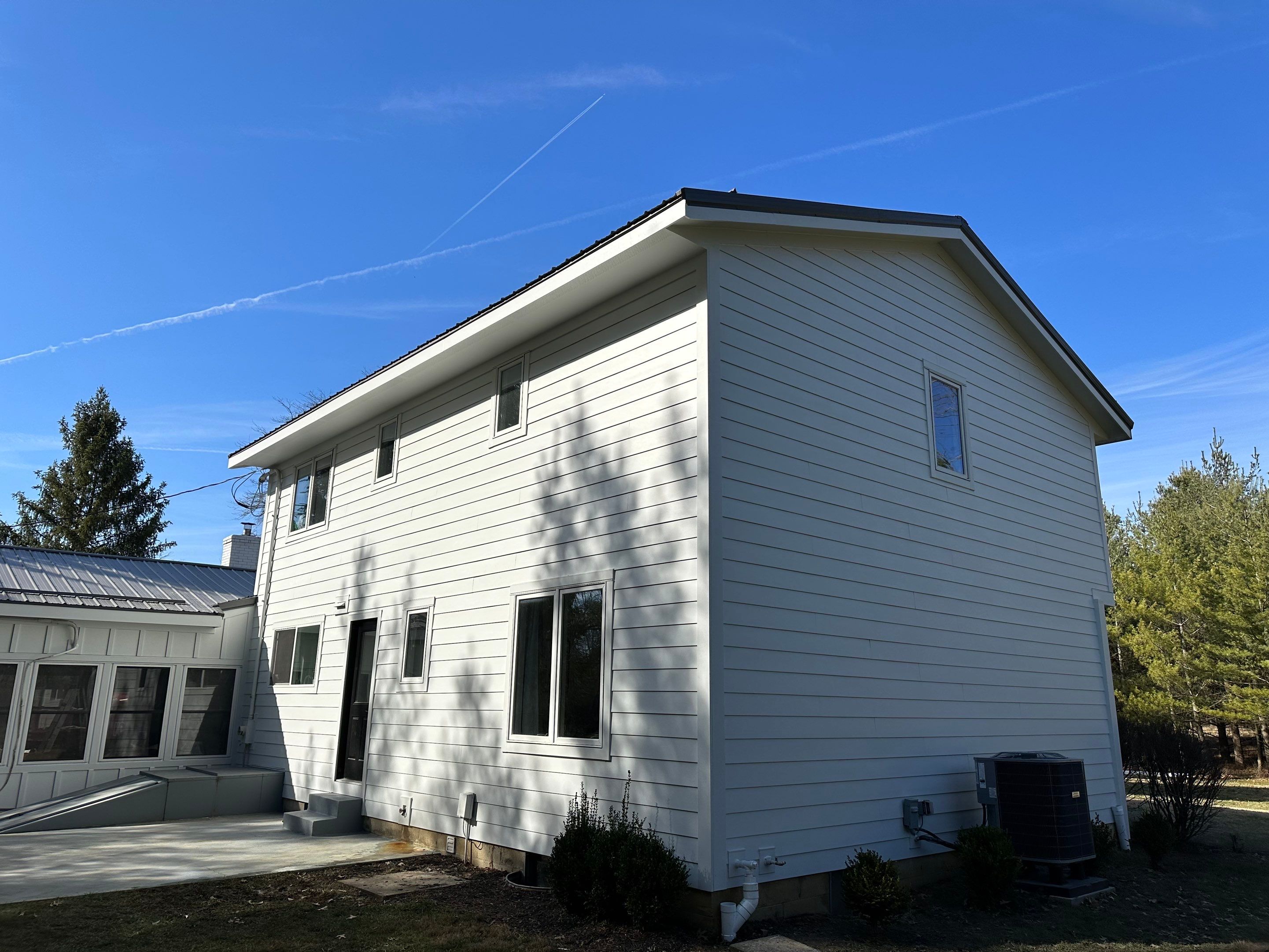 James Hardie Siding installation in New Albany by Best Exteriors Inc