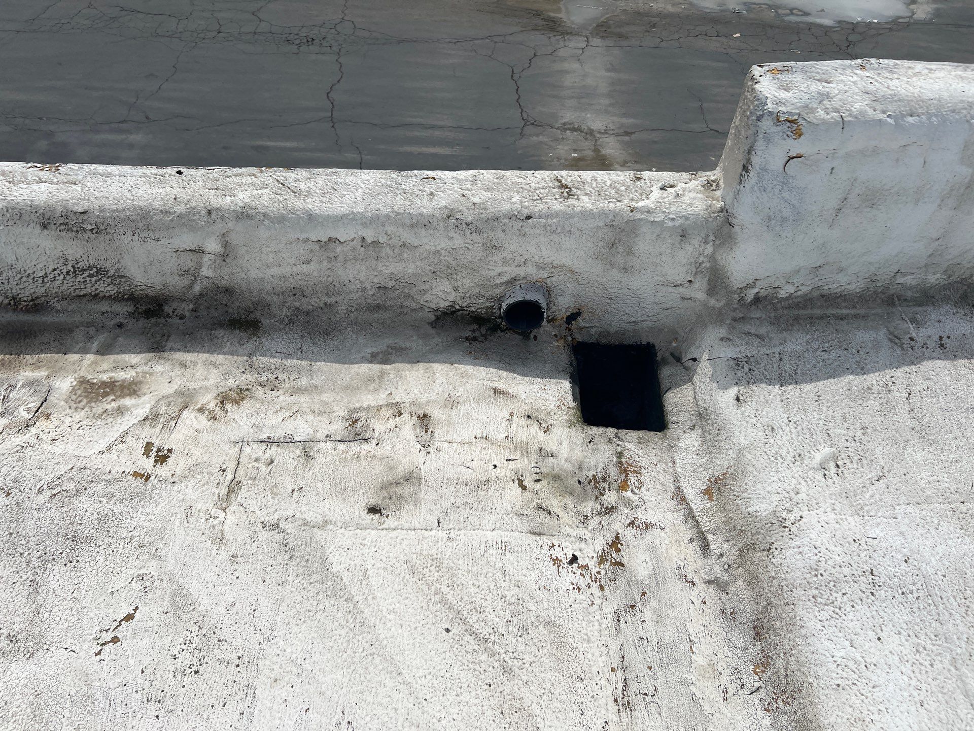 Foam Refurbish using Conklin Benchmark/PUMA XL coatings and spray foam by Straight Edge Roofing Inc