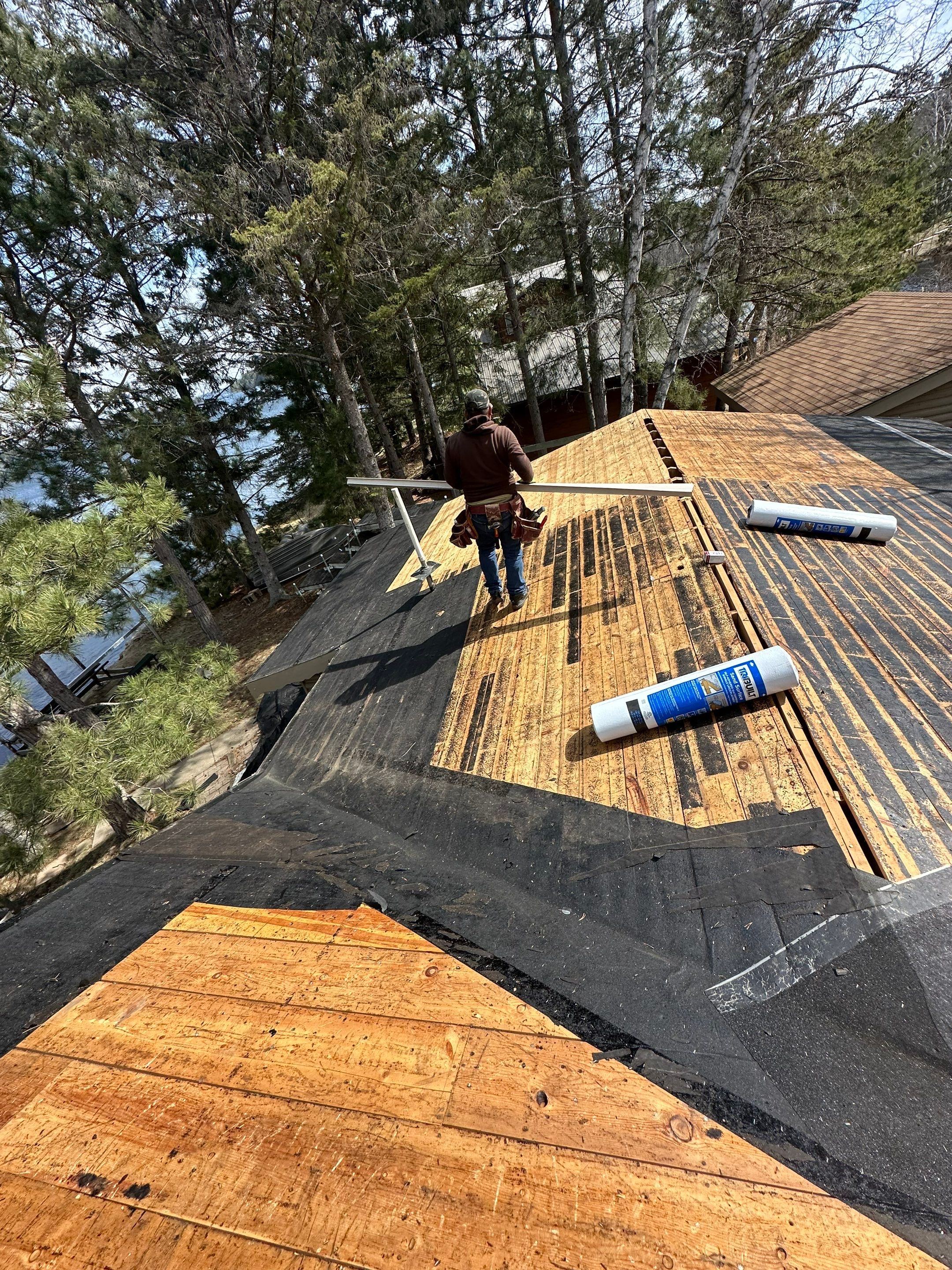 Project in Pequot Lakes by CoMitted 365 Roofing & Exteriors 
