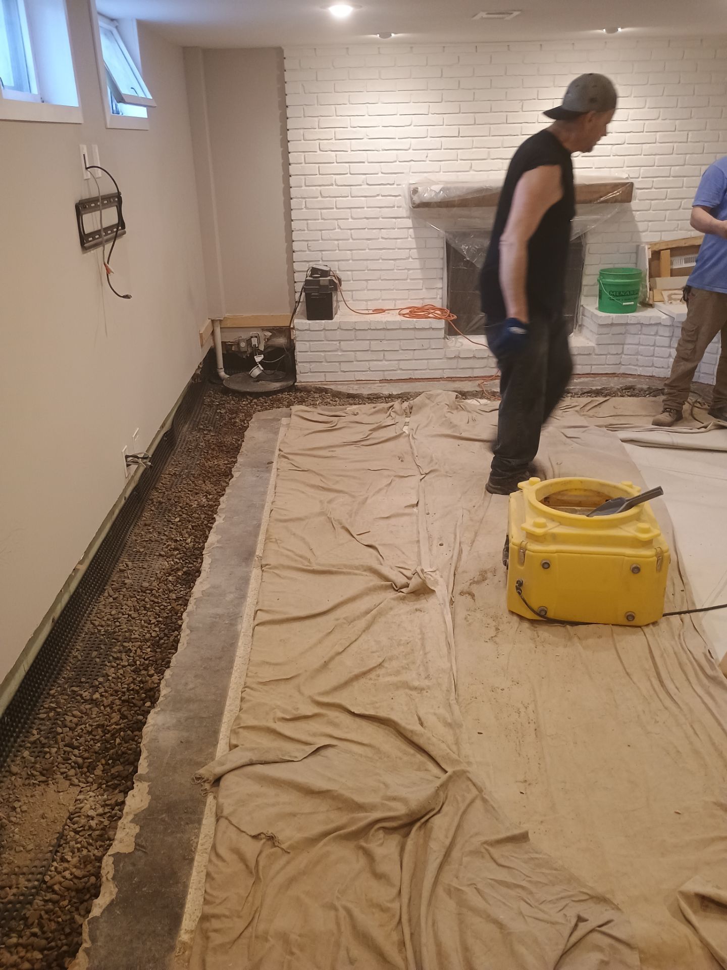 Interior Drain Tile & Sump Pump in Northwest Minneapolis by Waterproofing Northeast