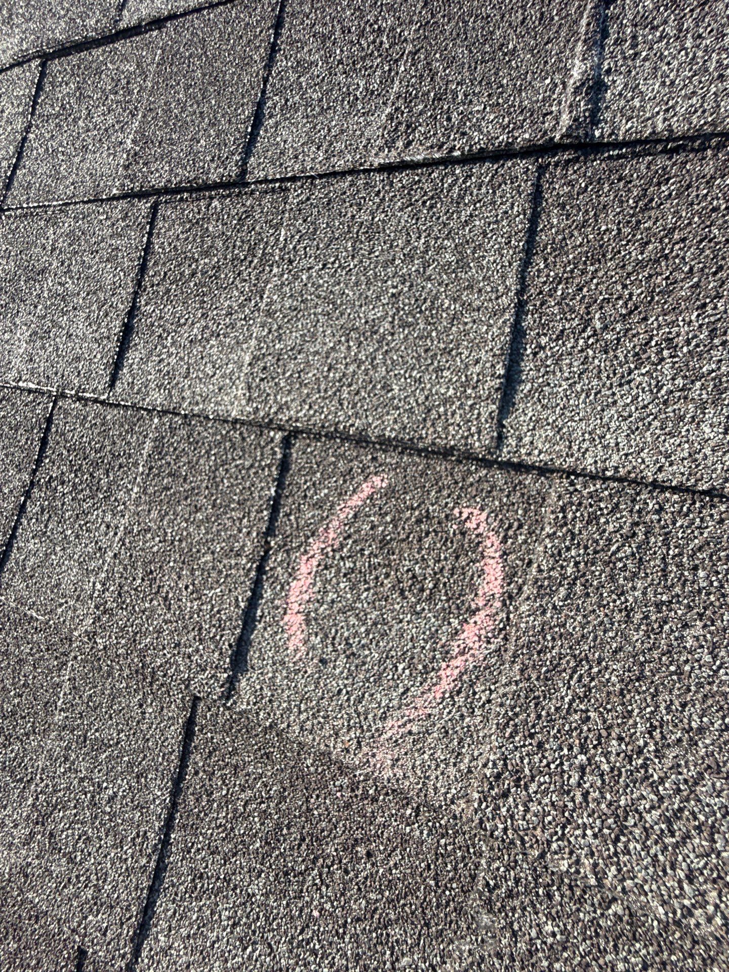 Hail Damage Roof Inspection in Oklahoma City, OK by McCann's Roofing and Construction