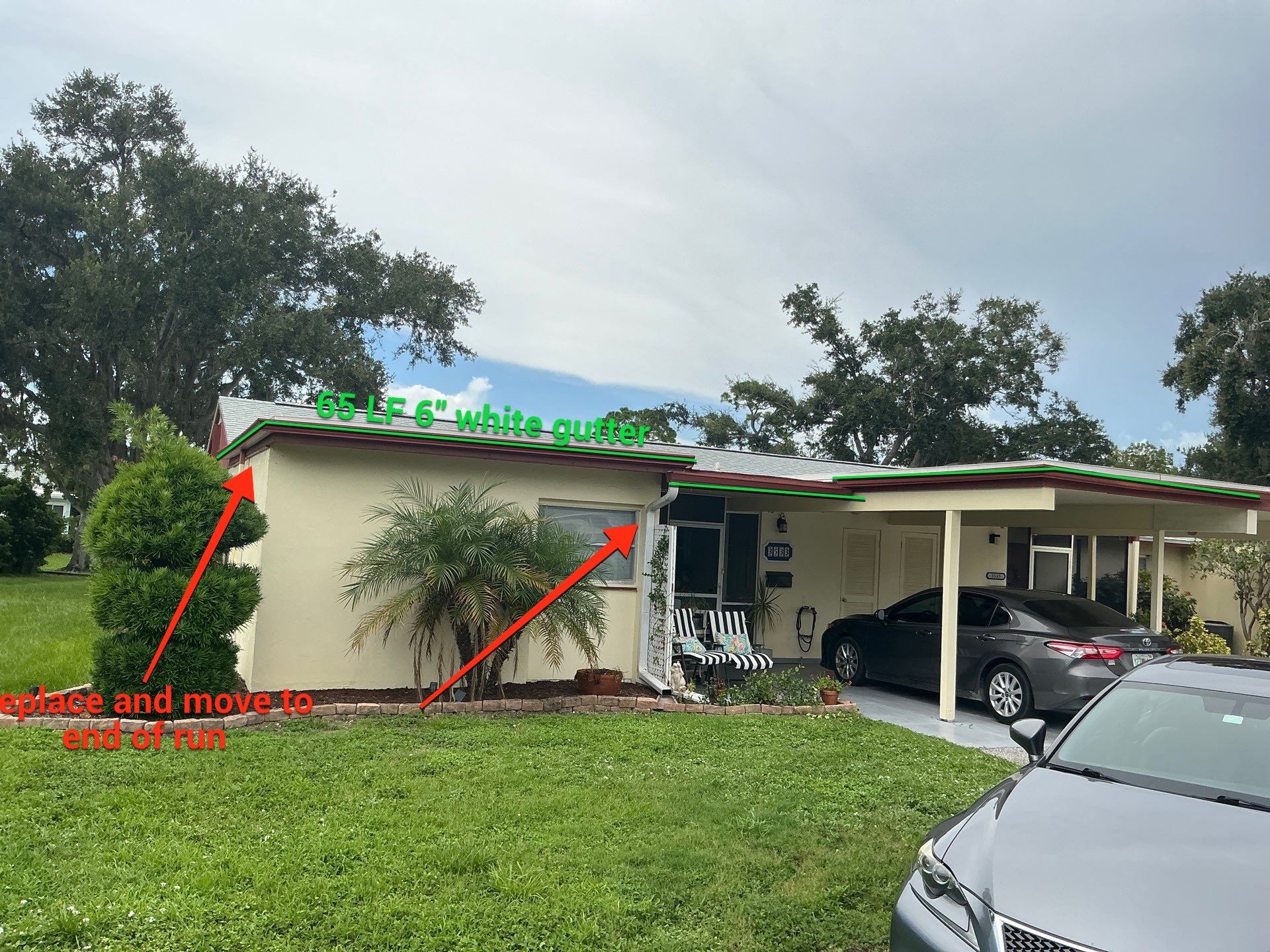 Custom Gutter System Design in Sarasota FL by Gutter Professors