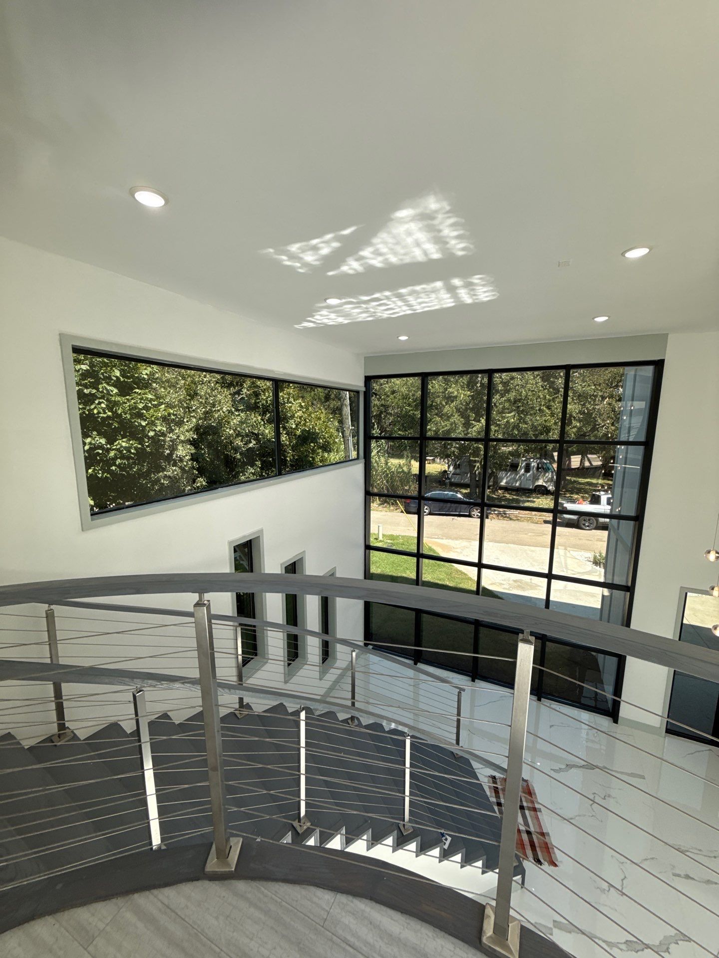 Architectural Glass Mastery: European Luxury Sliding Door & 24ft Height Window by Tibi Soli LLC