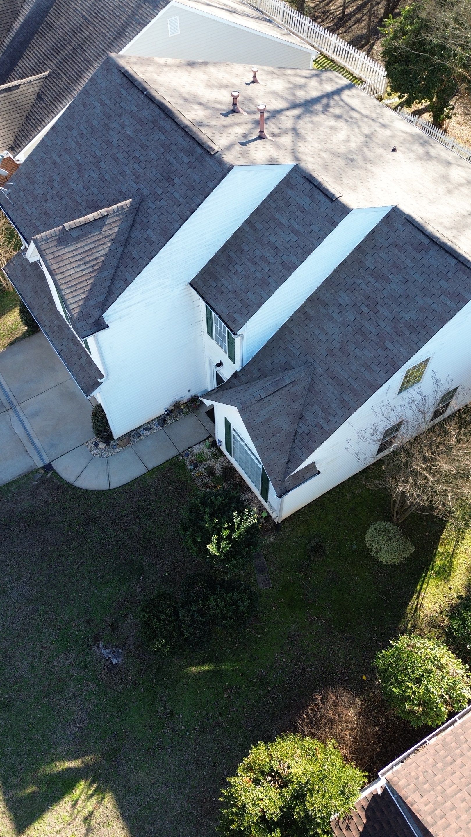 Roof and gutter replacement by hail and wind damage by Just Brilliant Restoration JBR