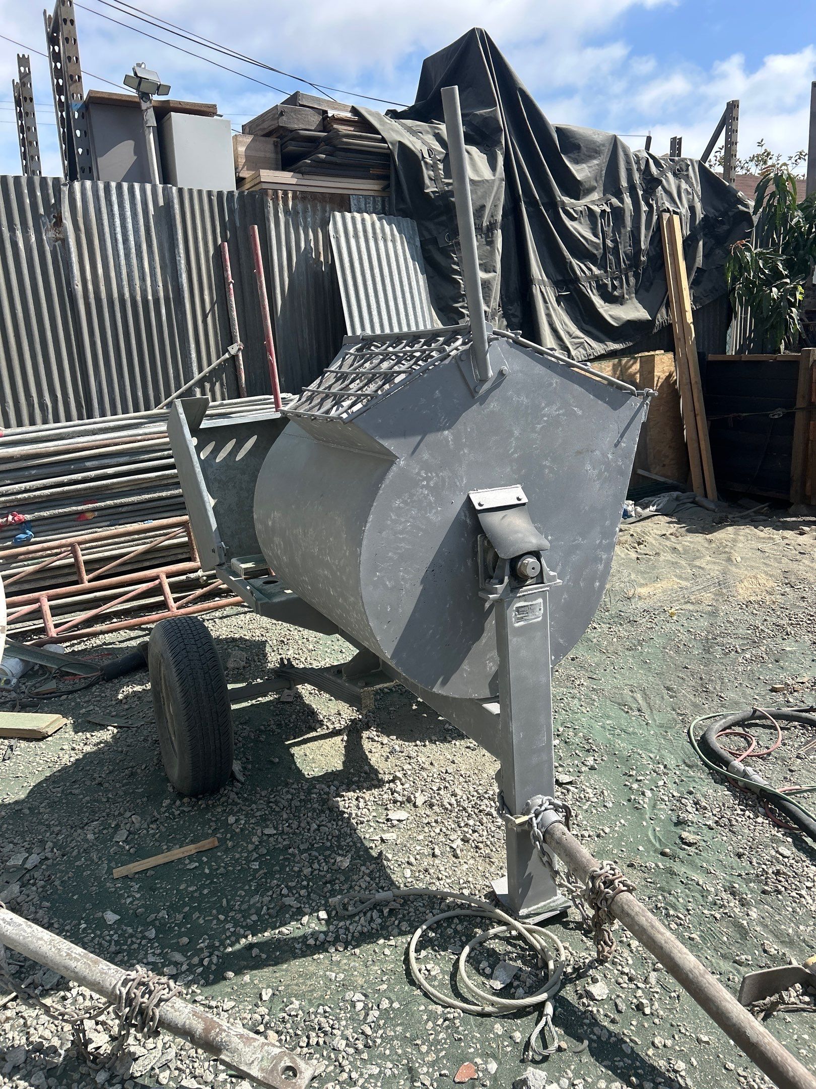 Sandblasting Paint Off Steel Machines In Portland, CA by La Power Washing Inc