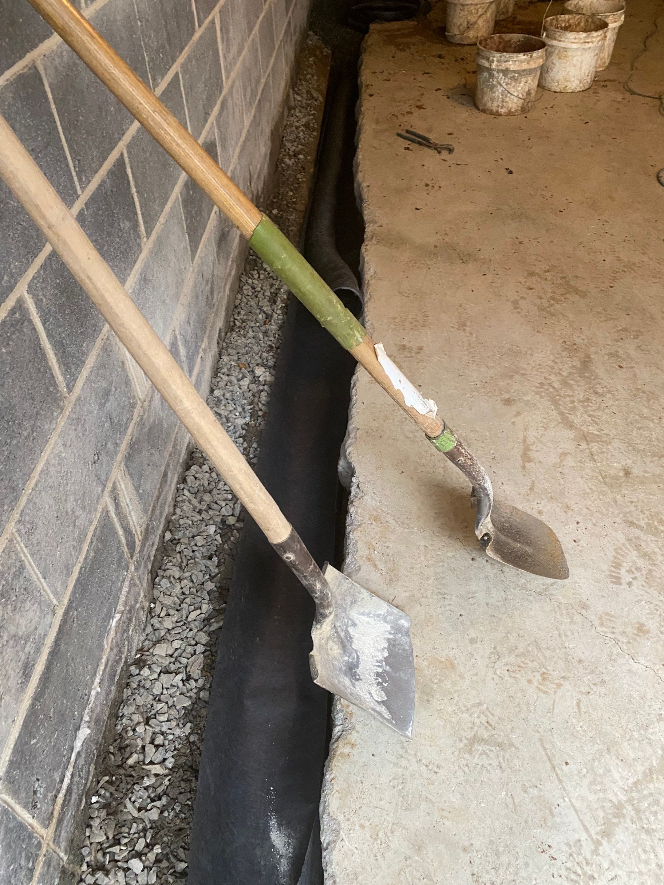 Interior French Drain in Bernardsville NJ by Pure Service Pro, LLC 