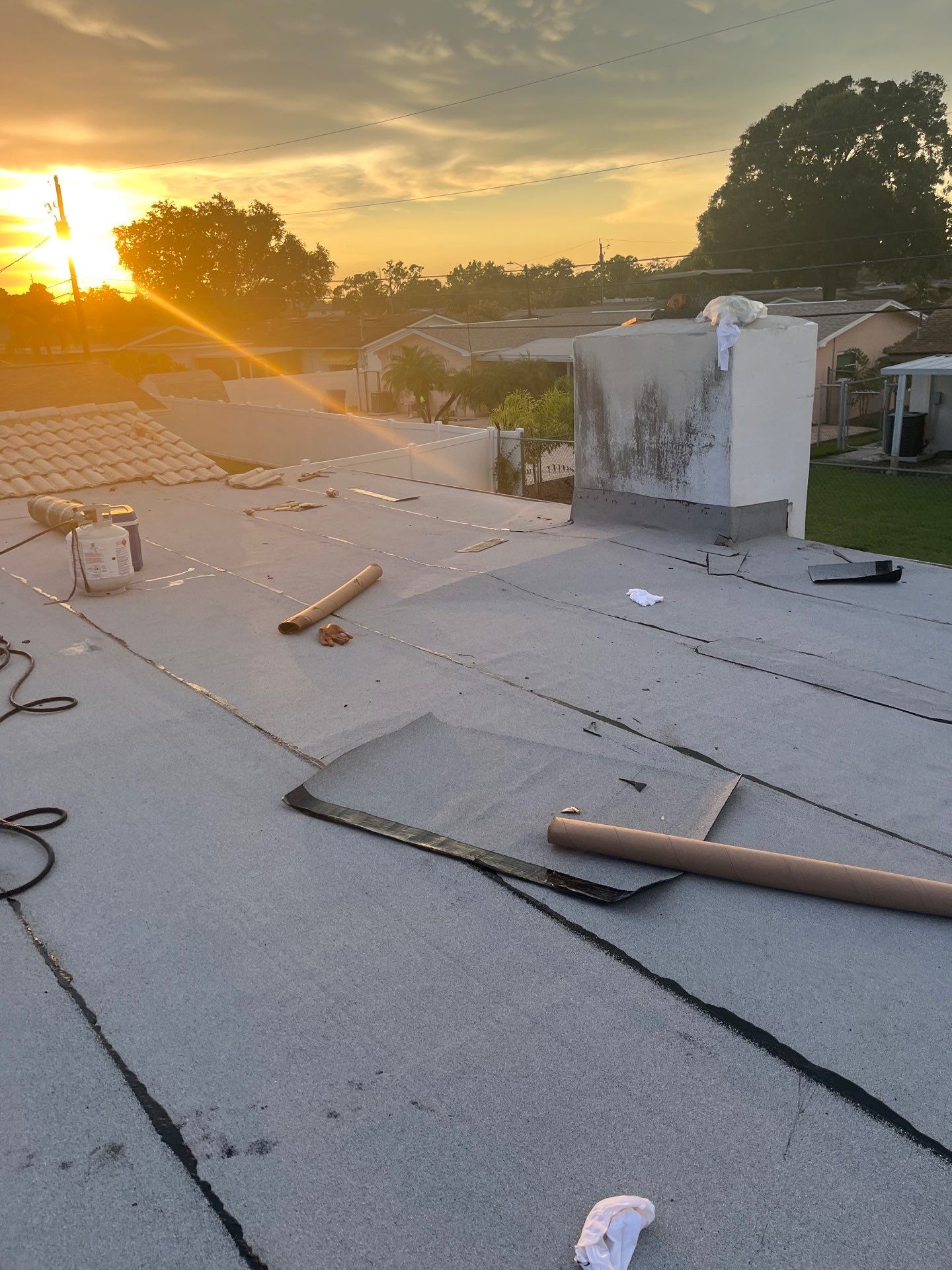 Project in St. Petersburg 33710 by Mitchell Roofing Company LLC 