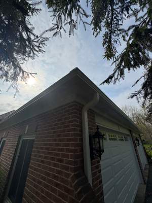 Turtle Shell gutter protection installation in St. Charles, IL 60174, photograph 20