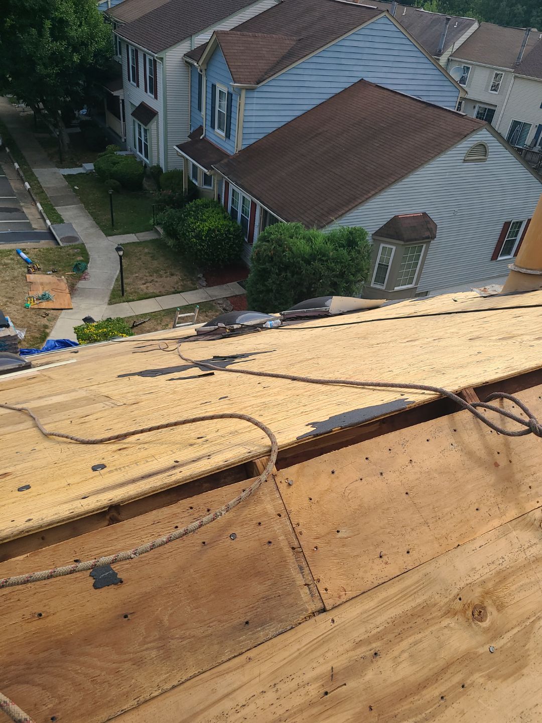 Montclair: Roof Installation with CertainTeed Landmark Designer Shingles in Burnt Sienna by RM Banning, Inc.