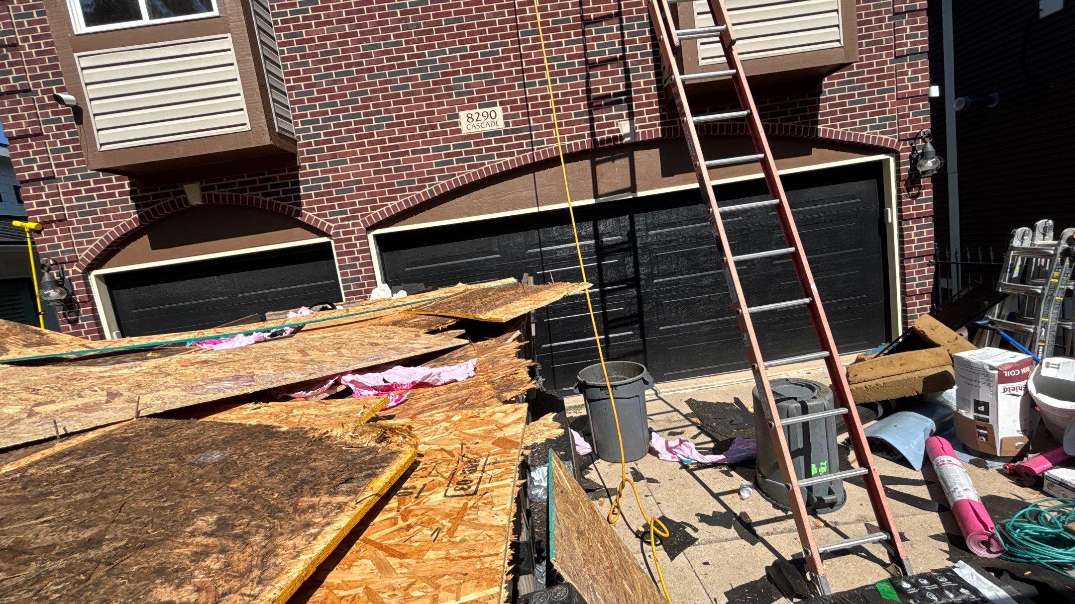 Roof Replacement using Owens Corning Onyx Black by 180 Contractors