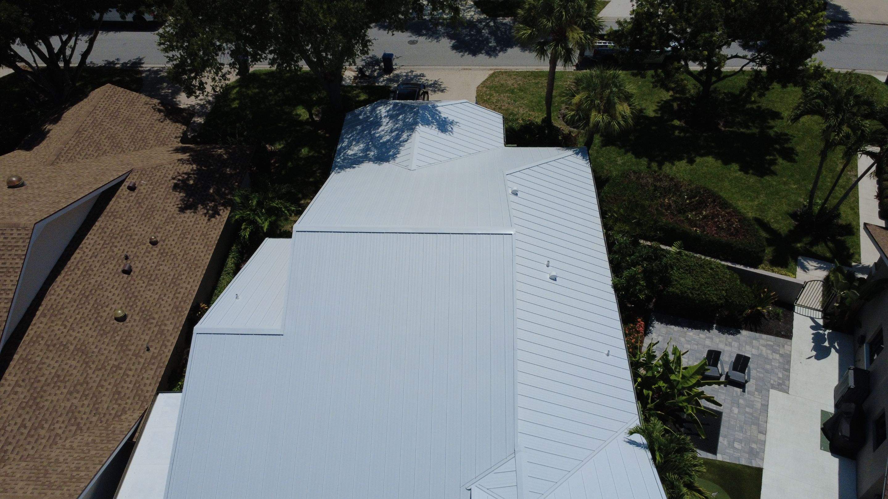 Kynar (Color Coated) Standing Seam Metal Roof Replacement by Sailfish Roofing
