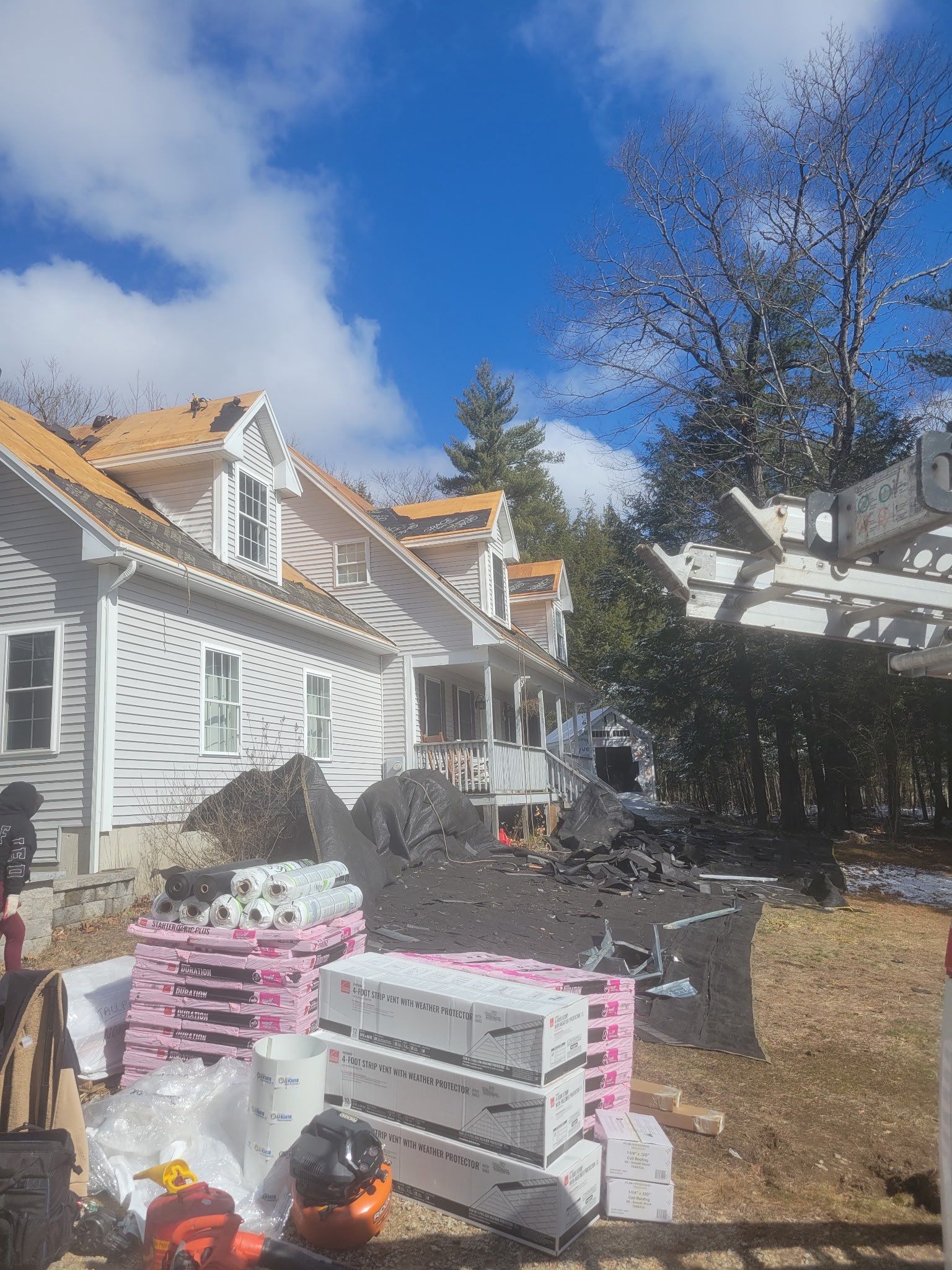 Northwood New Hampshire - Owens Corning Installation by Tall pine roofing