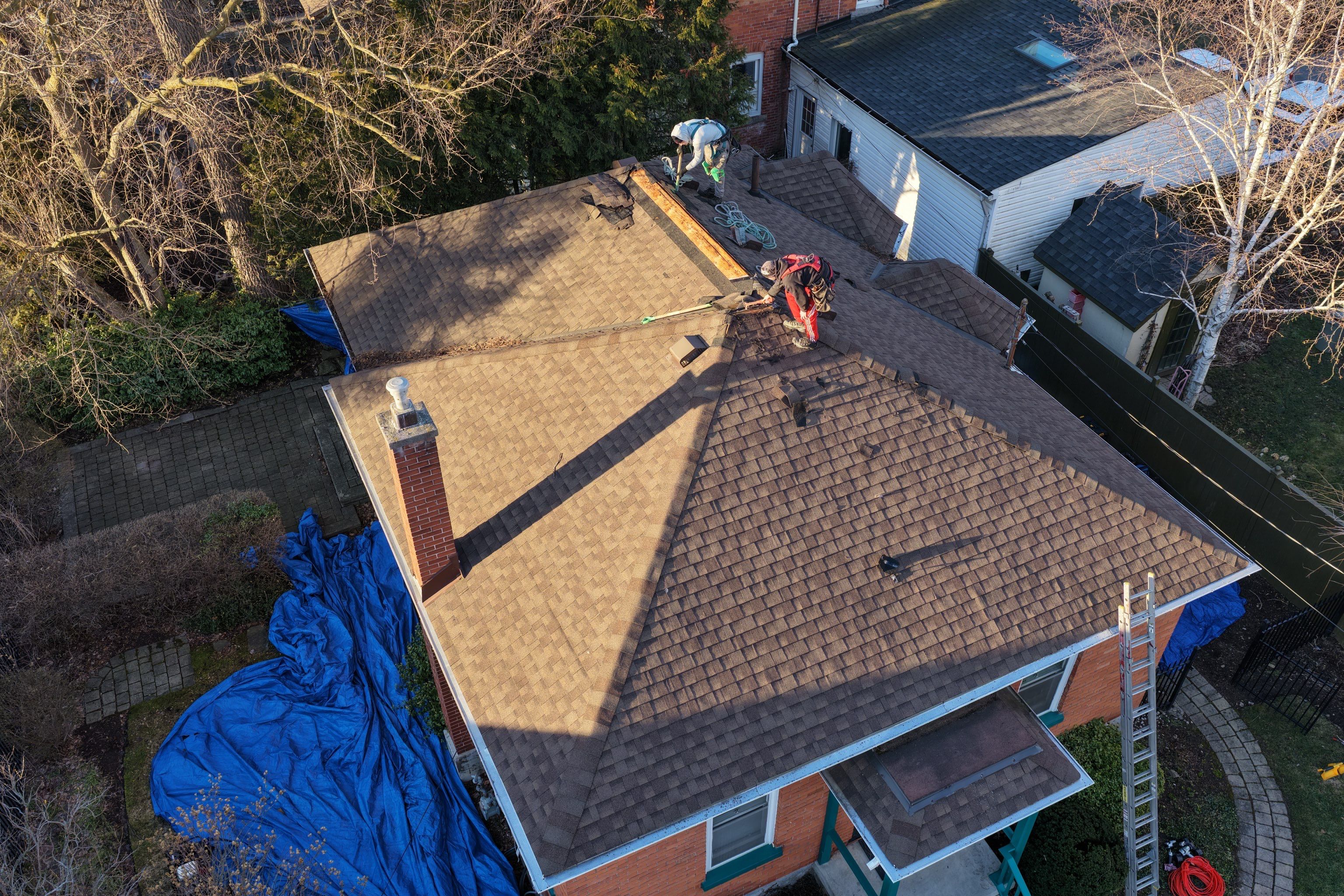 Project in Hamilton by The Roofing Crew