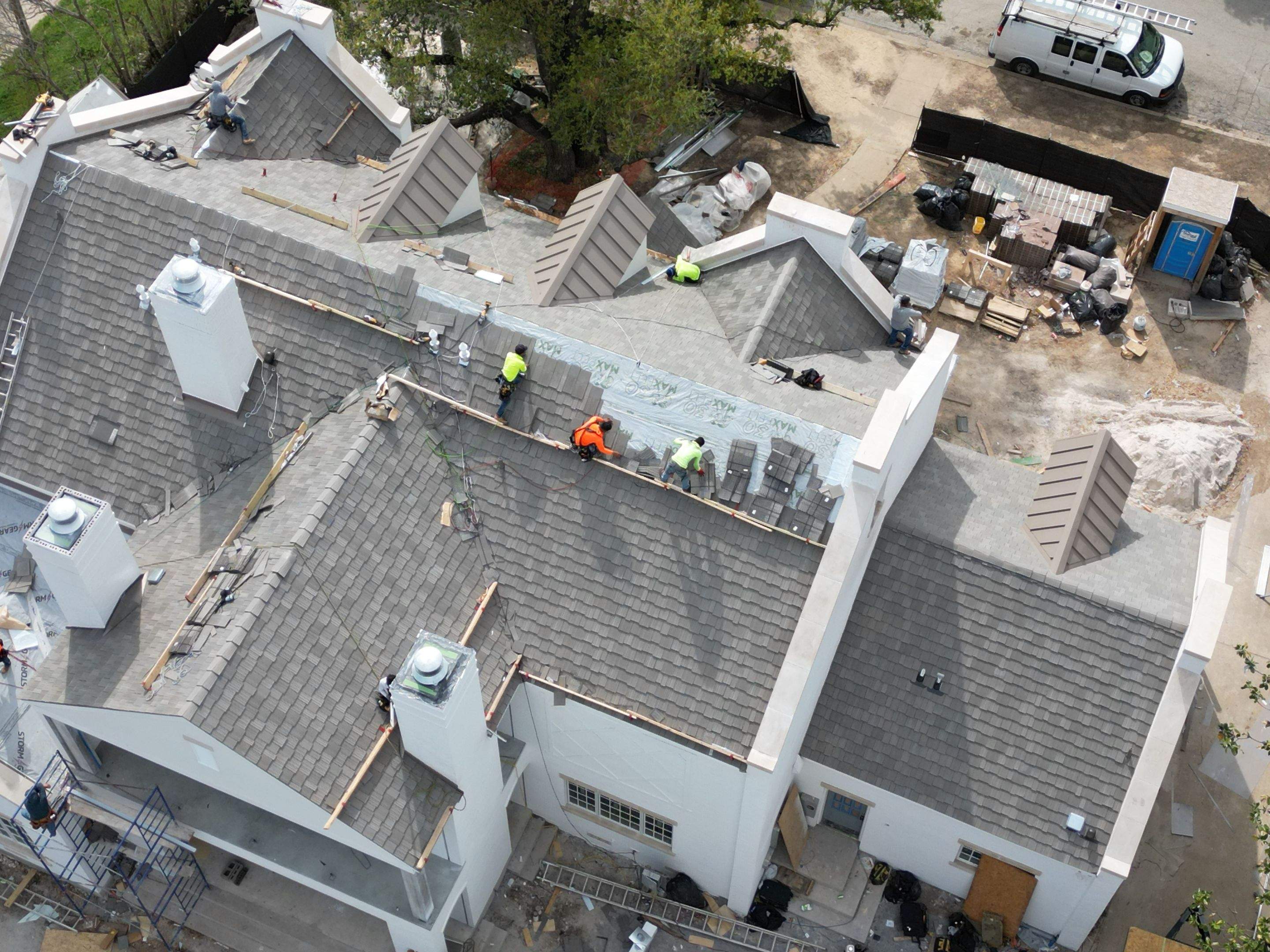 Residential Roofing Installation using DaVinci Multi Width Shake by Harvey Roofing & Construction