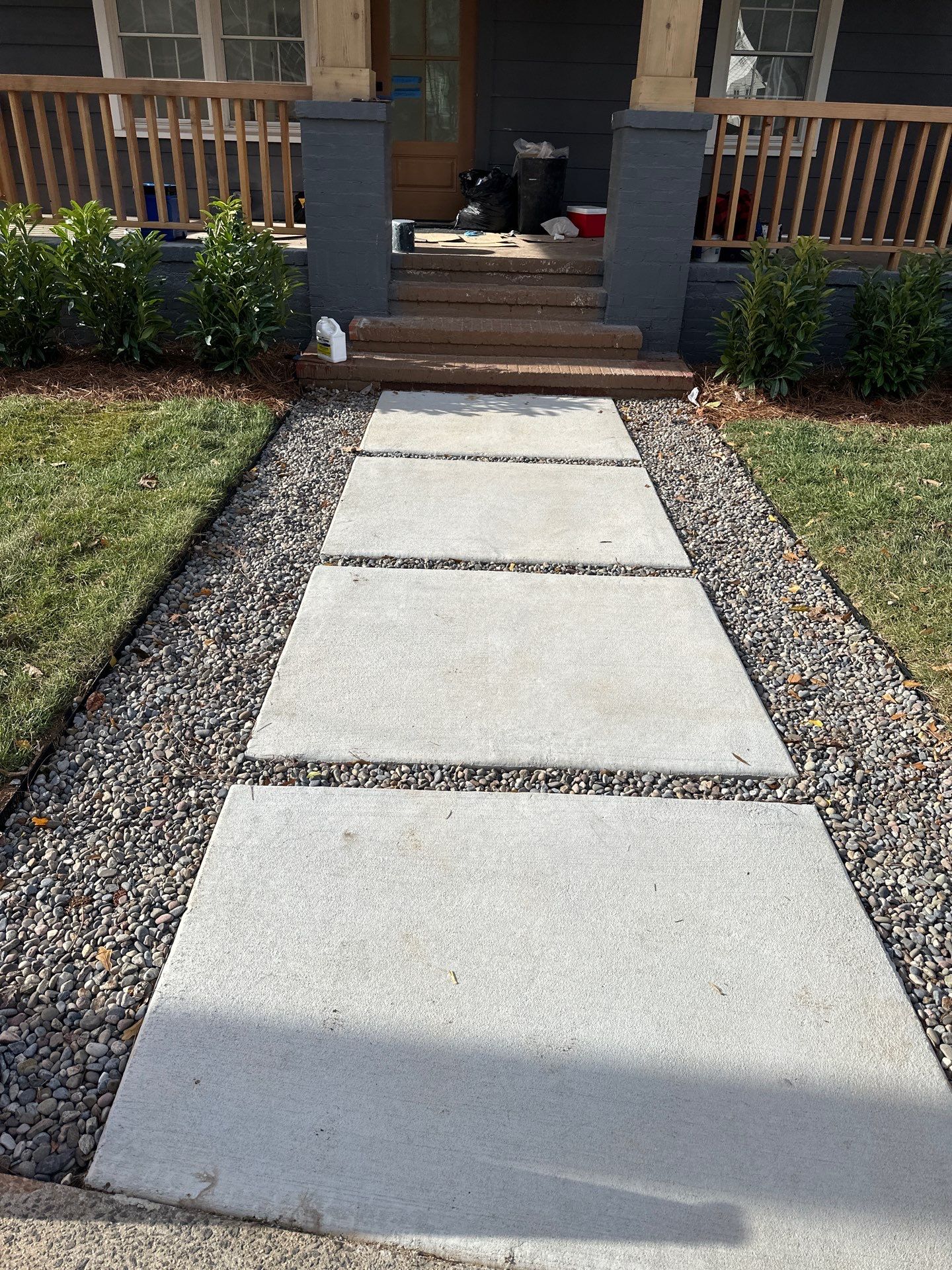 Residential Landscape Project Design/Build - (Custom Builder) by Carolina-Metro Landscape, Inc