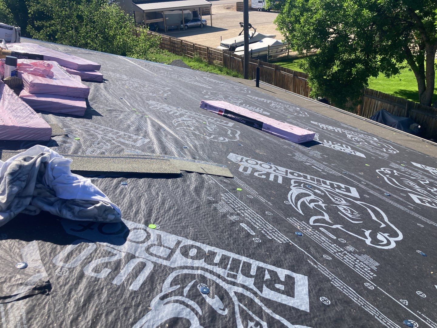 Breaking News!  Happy Homeowner gets a fantastic new roof by ID Roofing LLC