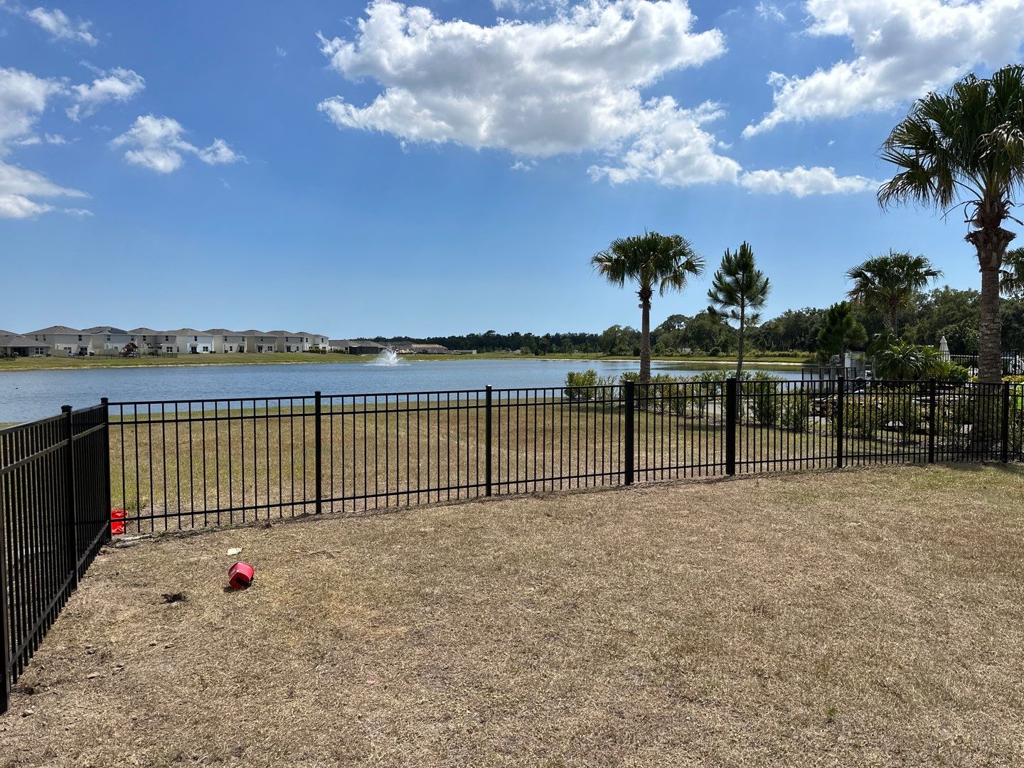 Vinyl Fence Installation using Vinyl Fence and Black 3 Rail Aluminum Fence  by Asap fence and gates, LLC
