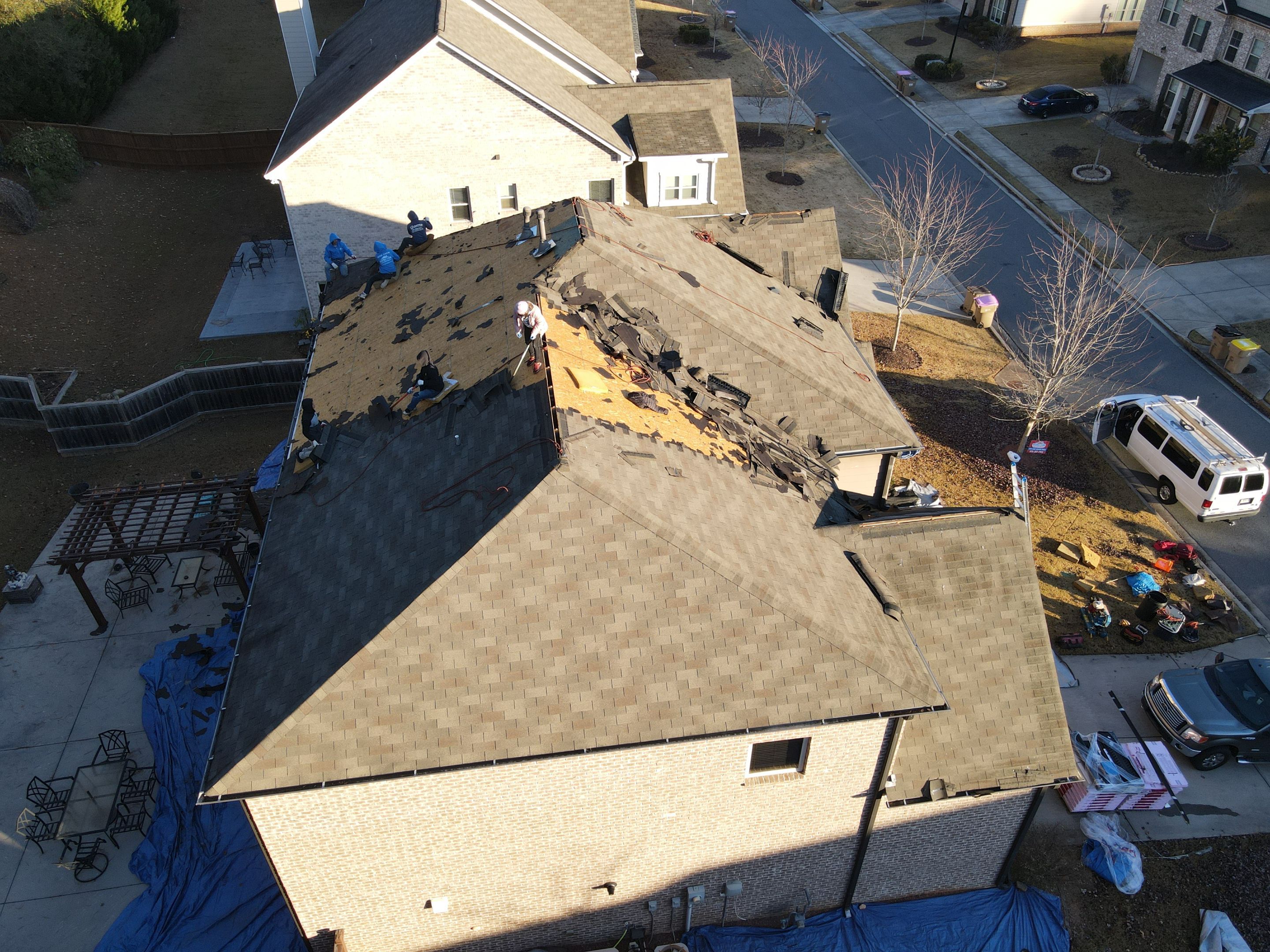 Residential Roofing Installation using Owens Corning by Inspector Roofing and Restoration