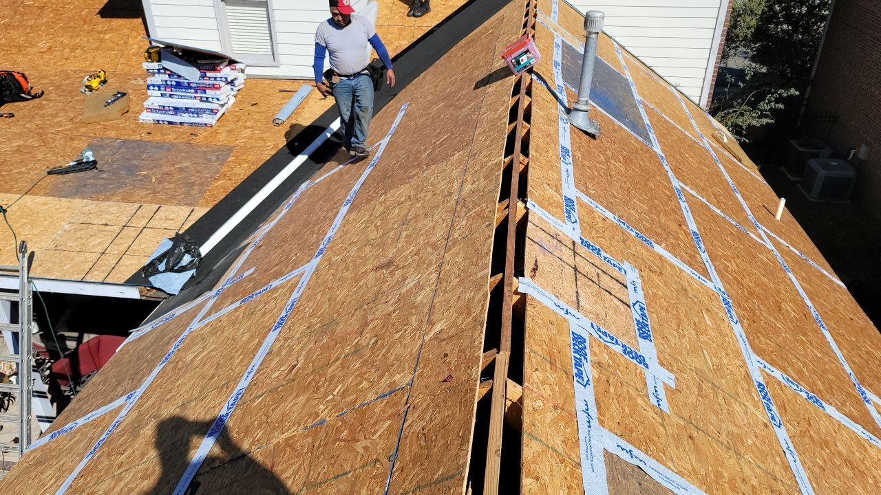 Residential Roofing Installation using Roof Replacement by American Roofing & Construction LLC