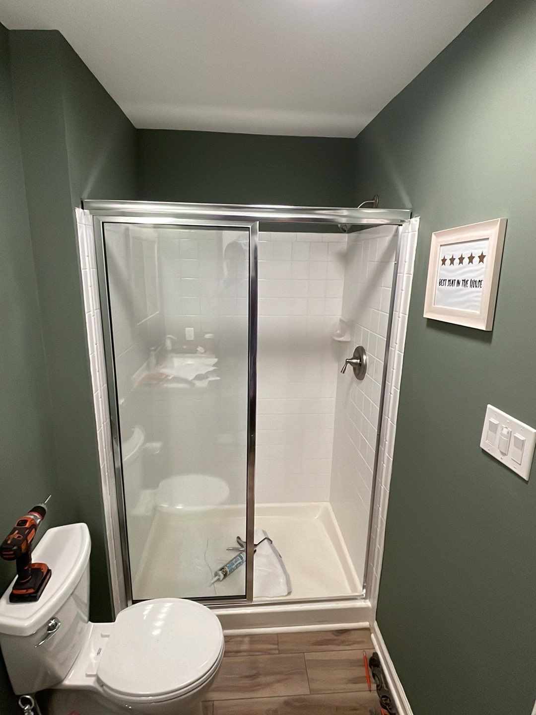 Shower Glass Door Installation using Shower Glass Door Kit by A1 NERDY HOMES LLC