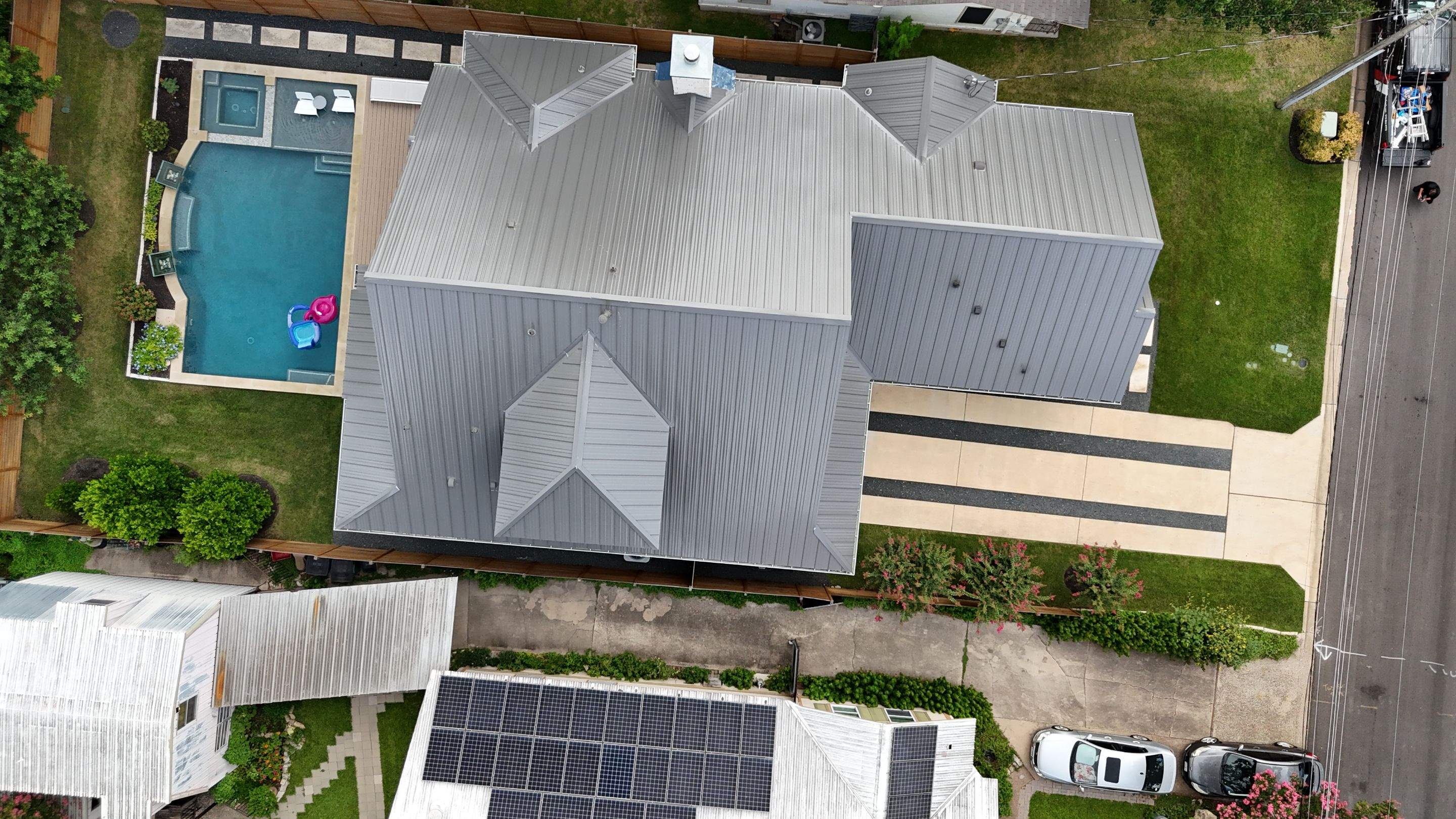 Charcoal Grey - L&A Metals LLC Type FF100, Hidden fastener/Standing Seam by RoofsOnly.com